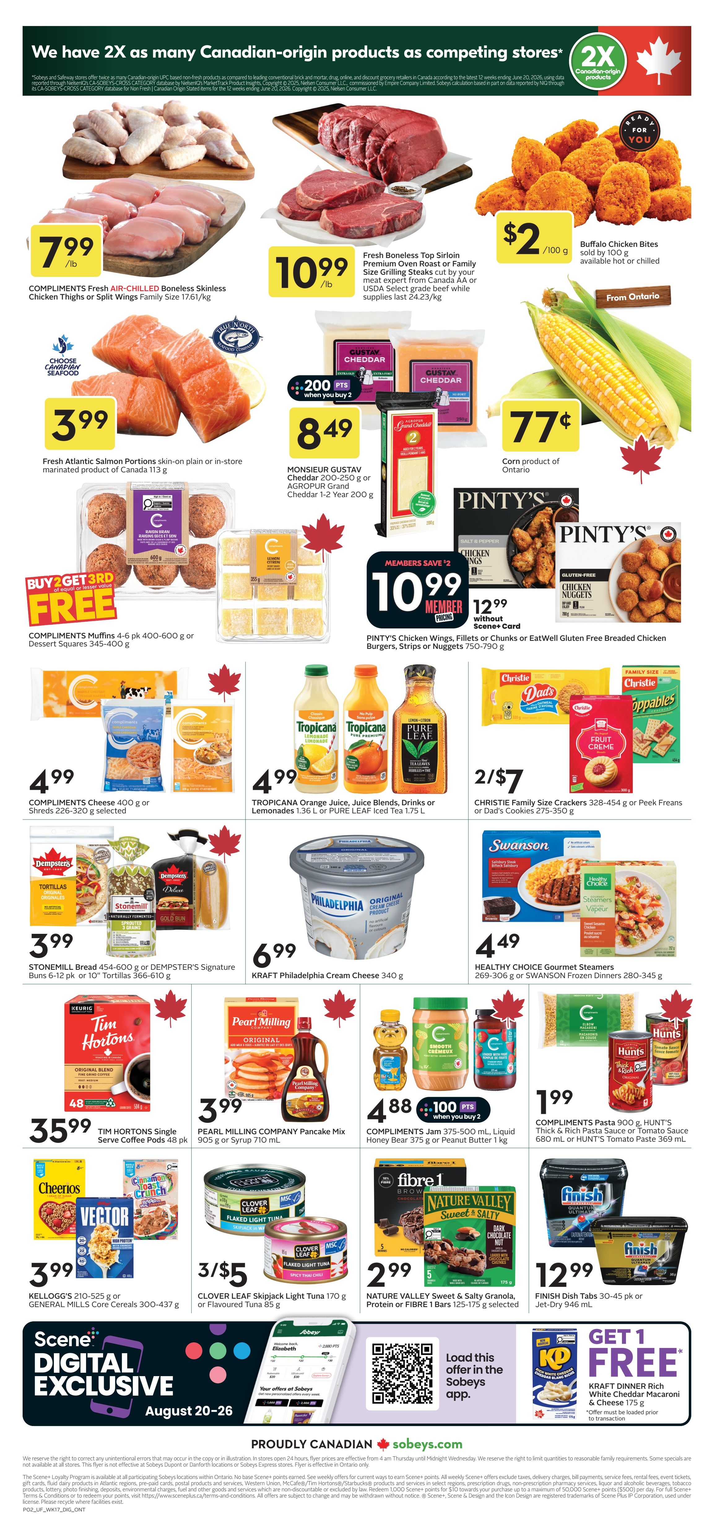 Sobeys Urban Fresh Flyer August 20 to 26