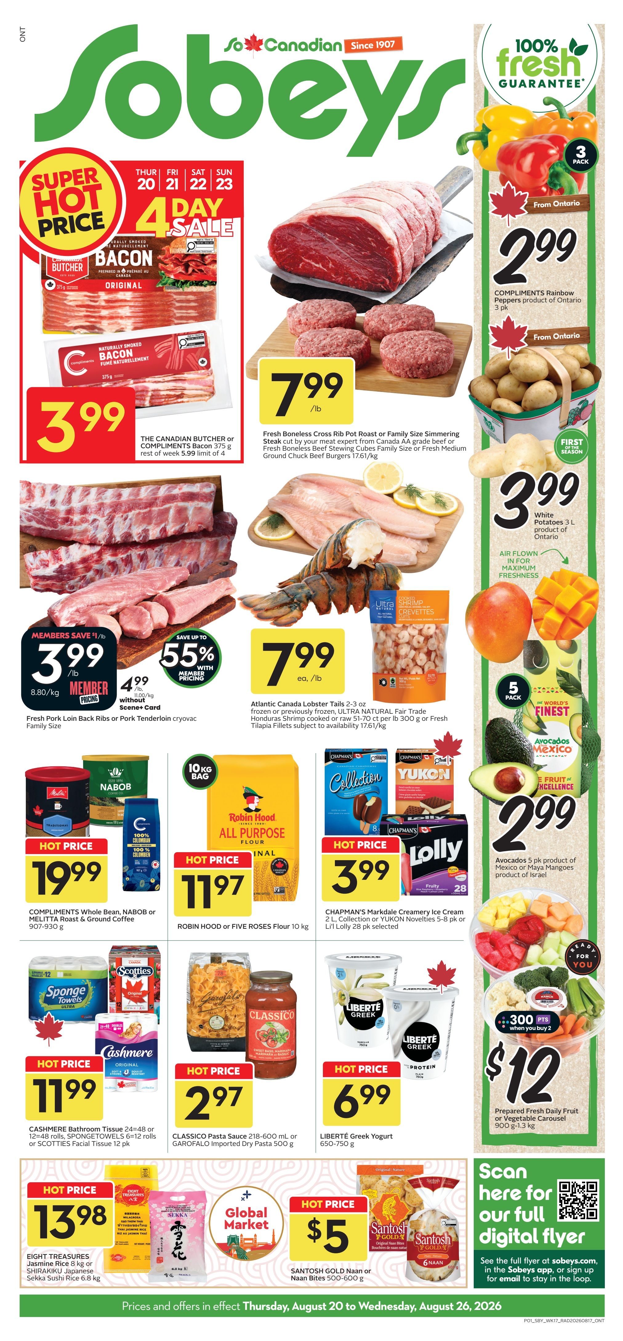 Sobeys (ON) Flyer August 20 to 26