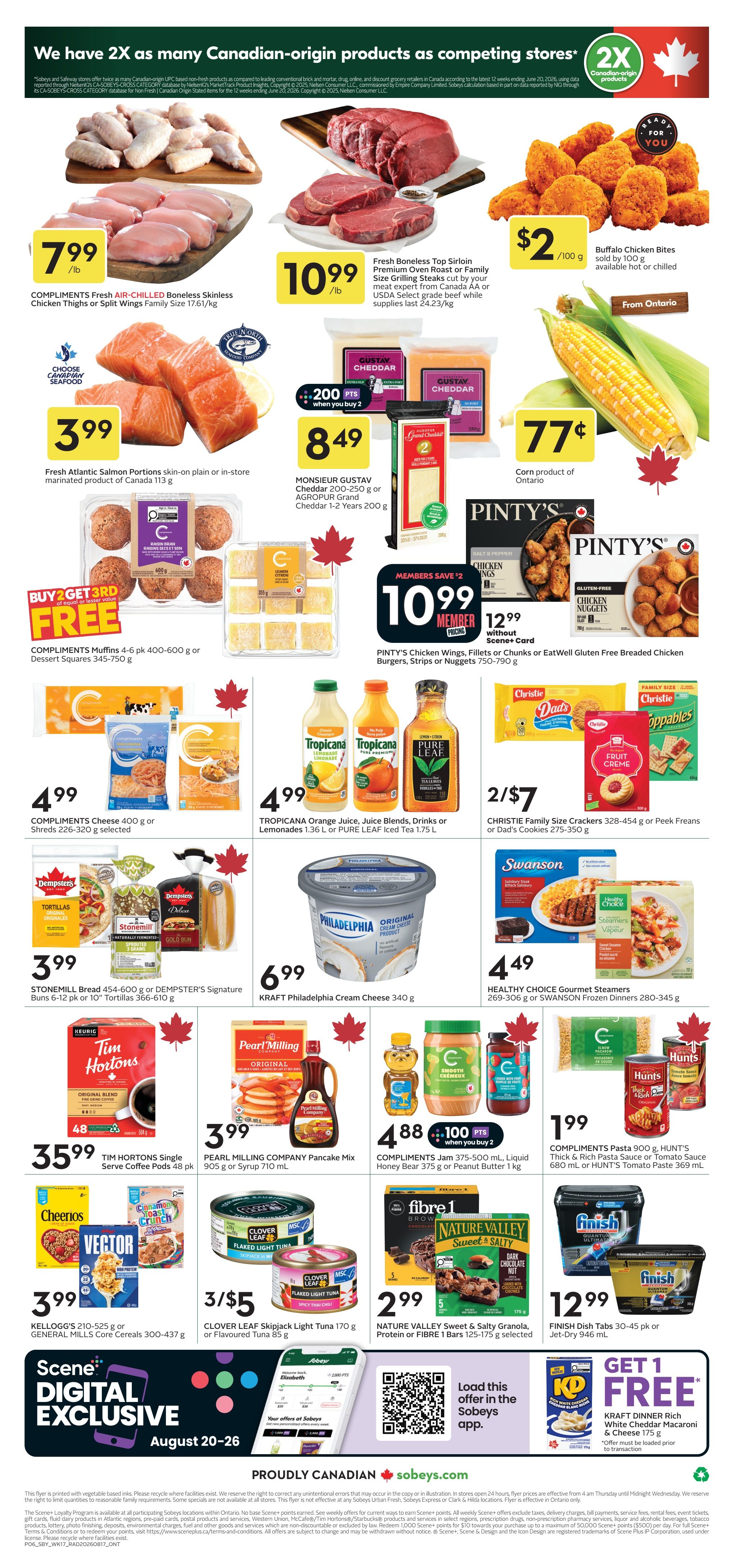 Sobeys (ON) Flyer August 20 to 26