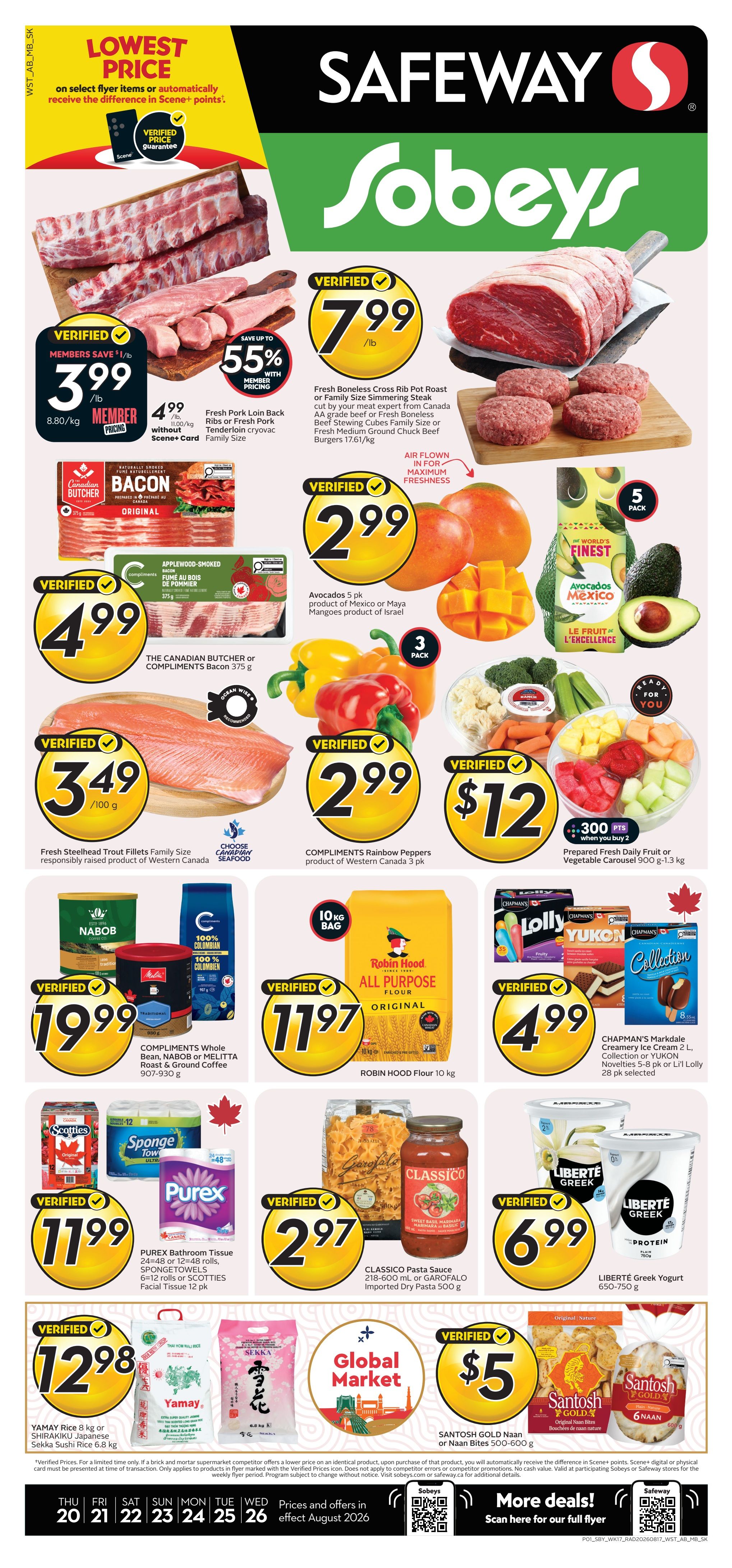 Sobeys/Safeway (AB) Flyer August 20 to 26
