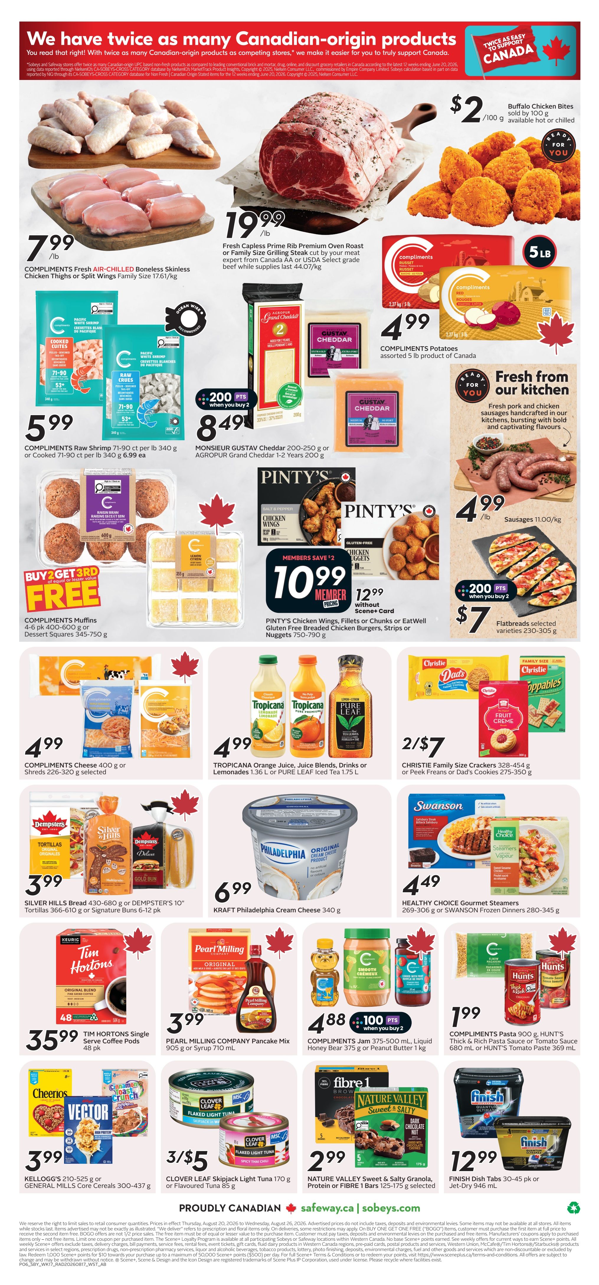 Sobeys/Safeway (AB) Flyer August 20 to 26