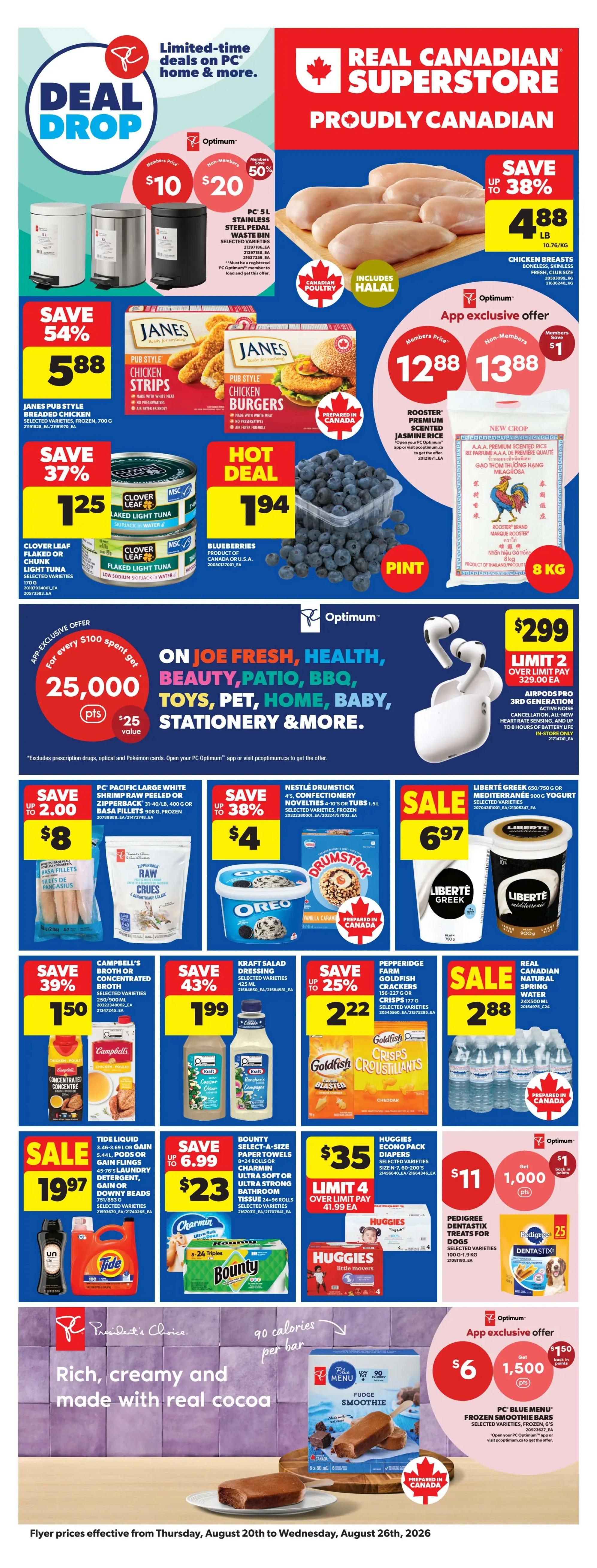 Real Canadian Superstore (ON) Flyer August 20 to 26