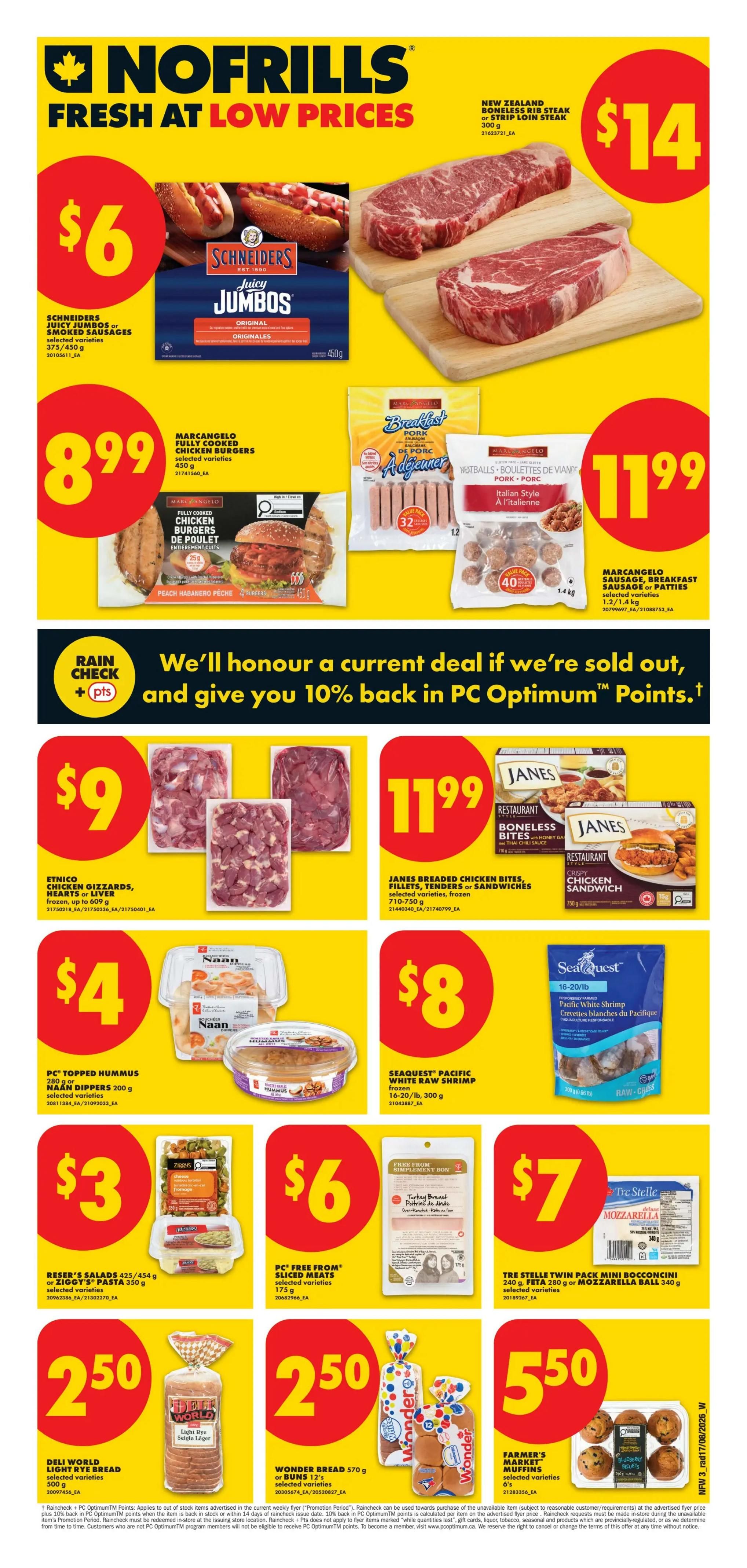 No Frills (West) Flyer August 20 to 26