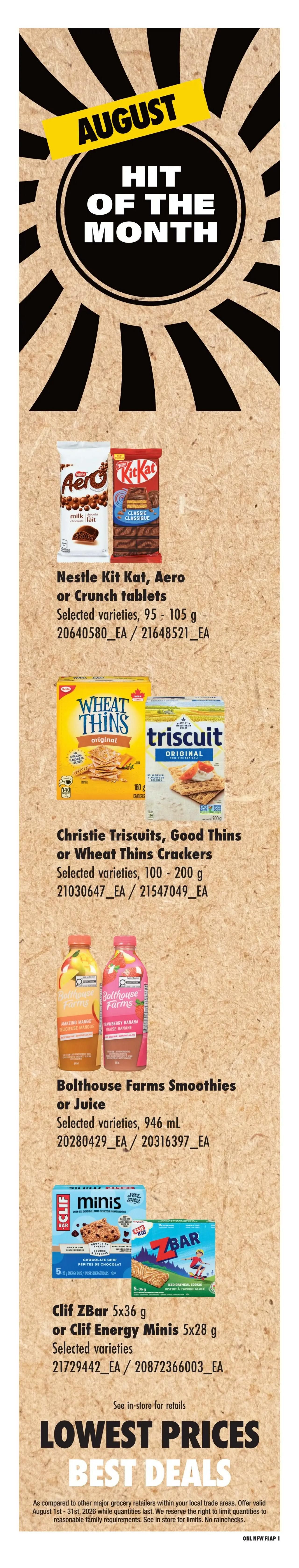 No Frills (West) Flyer August 20 to 26
