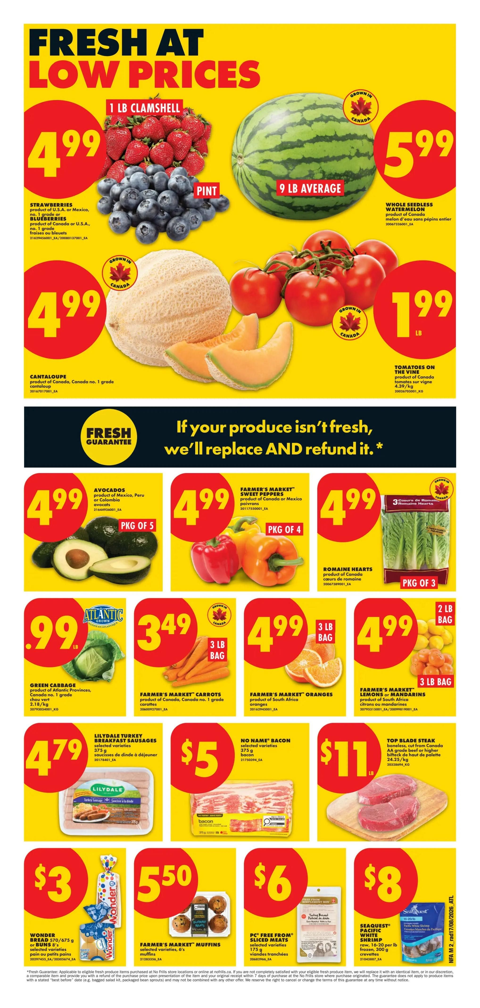 No Frills (Atlantic) Flyer August 20 to 26