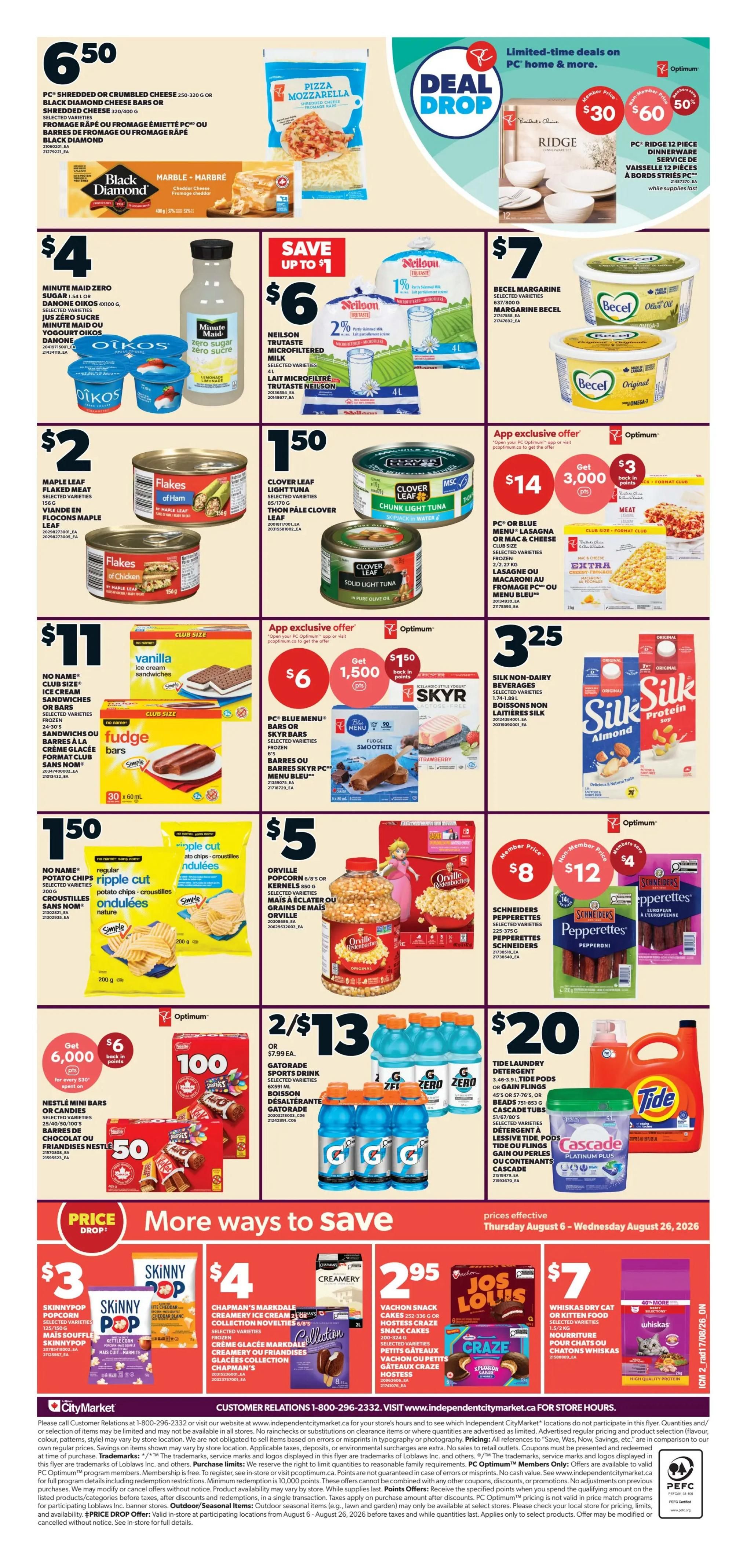 Loblaws City Market (ON) Flyer August 20 to 26