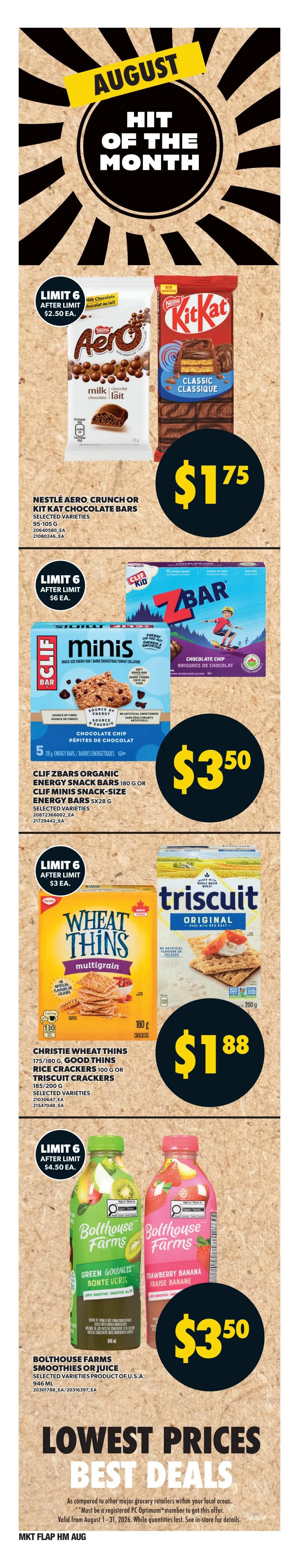 Loblaws City Market (ON) Flyer August 20 to 26