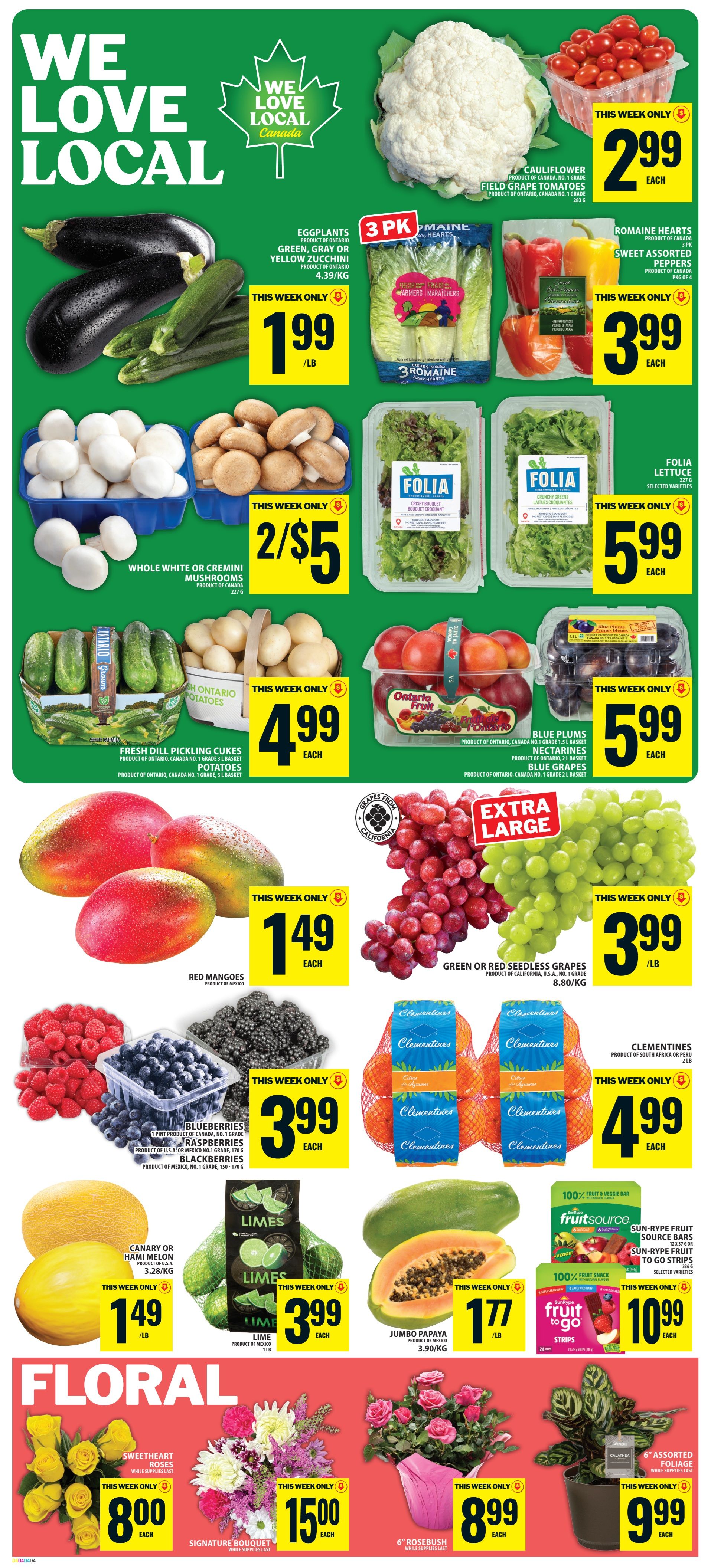 Food Basics Flyer August 20 to 26