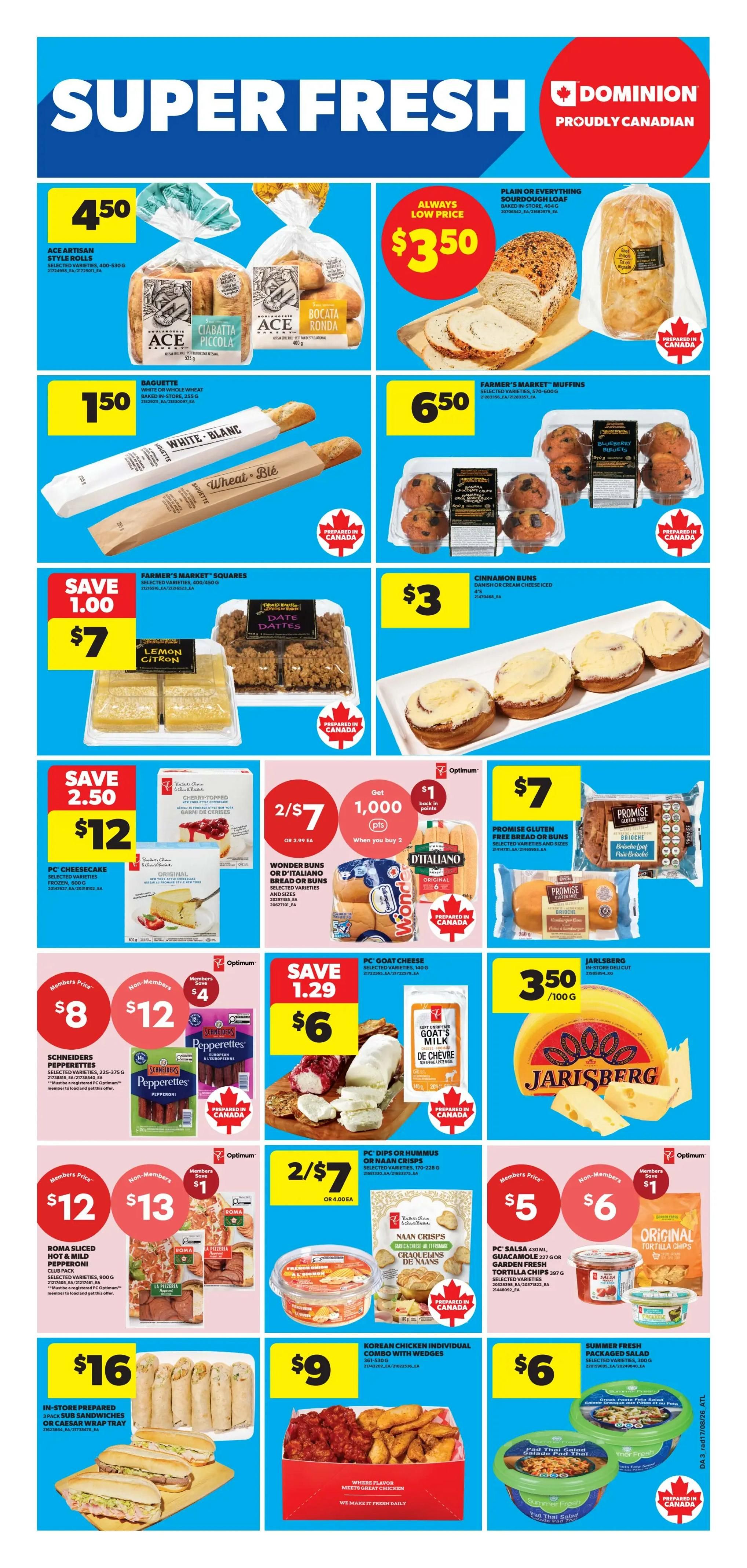 Dominion Flyer August 20 to 26