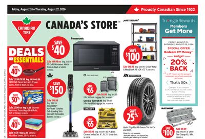Canadian Tire (ON) Flyer August 21 to 27