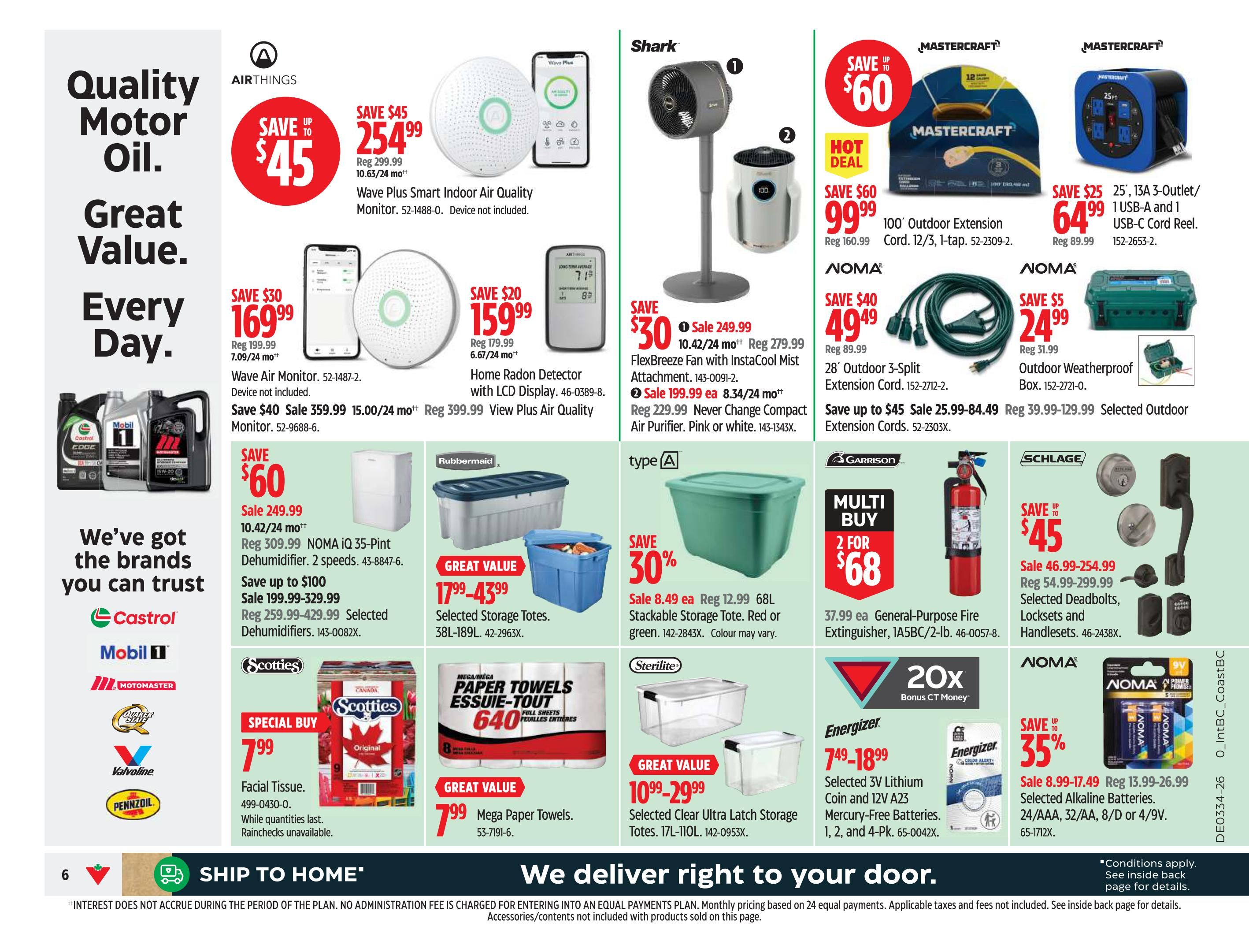 Canadian Tire (West) Flyer August 21 to 27