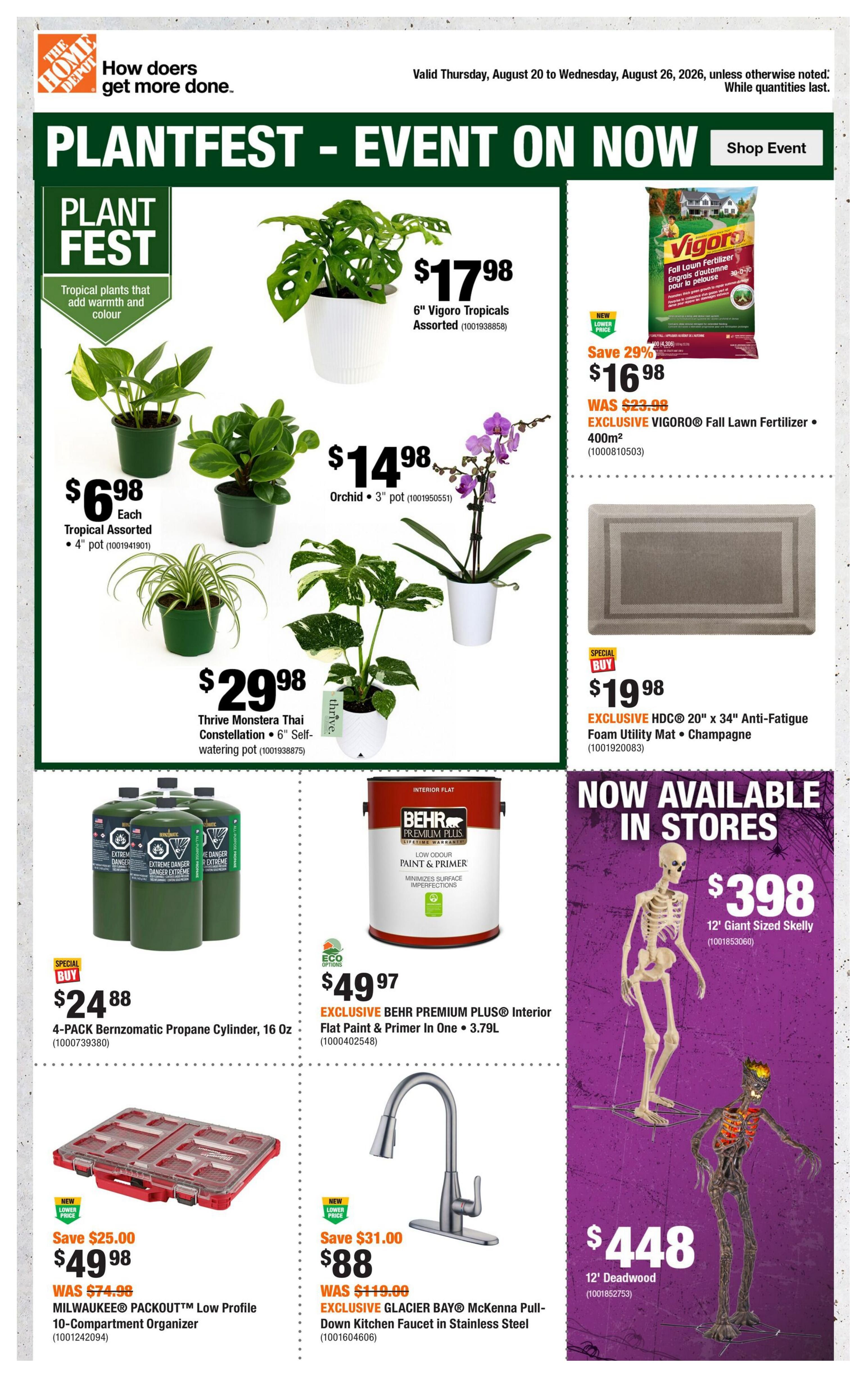 Home Depot (Atlantic) Flyer August 20 to 26