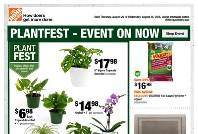 Home Depot (Atlantic) Flyer August 20 to 26