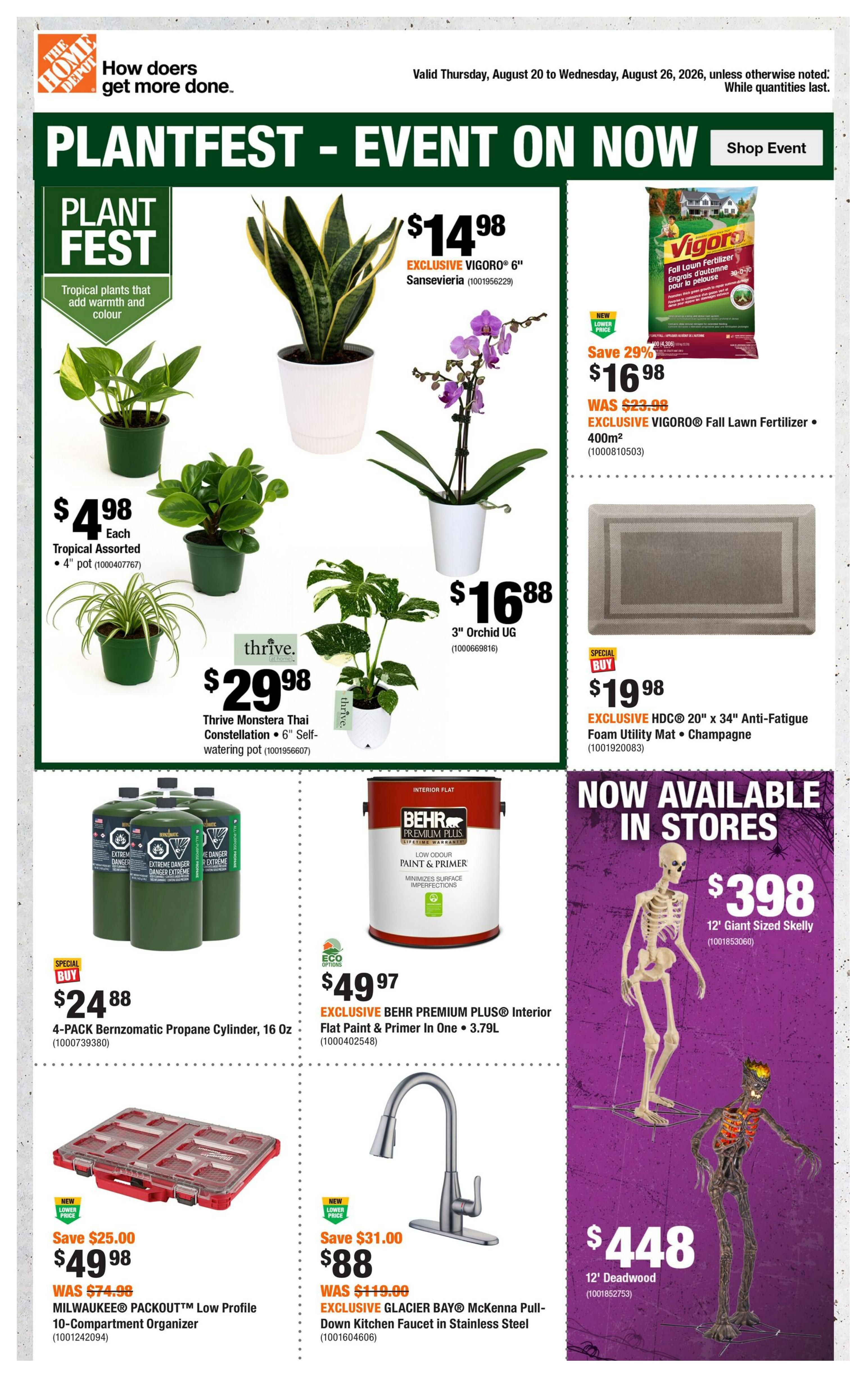 Home Depot (BC) Flyer August 20 to 26