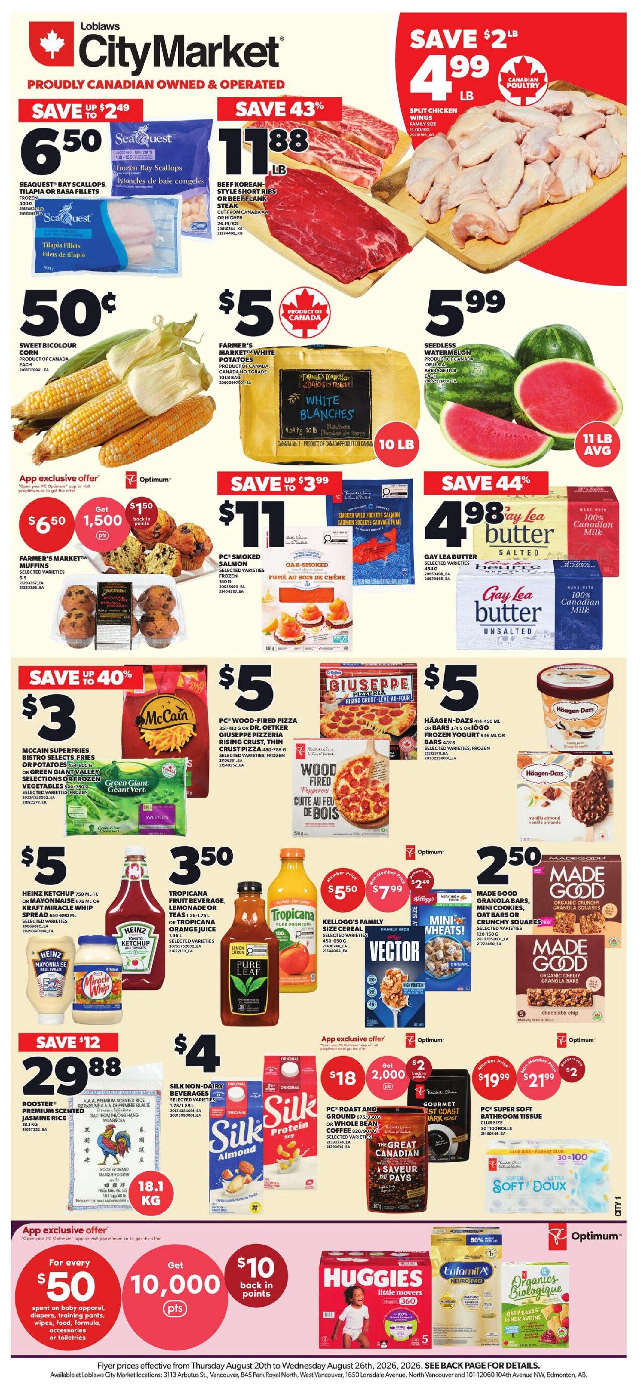 Loblaws City Market (West) Flyer August 20 to 26