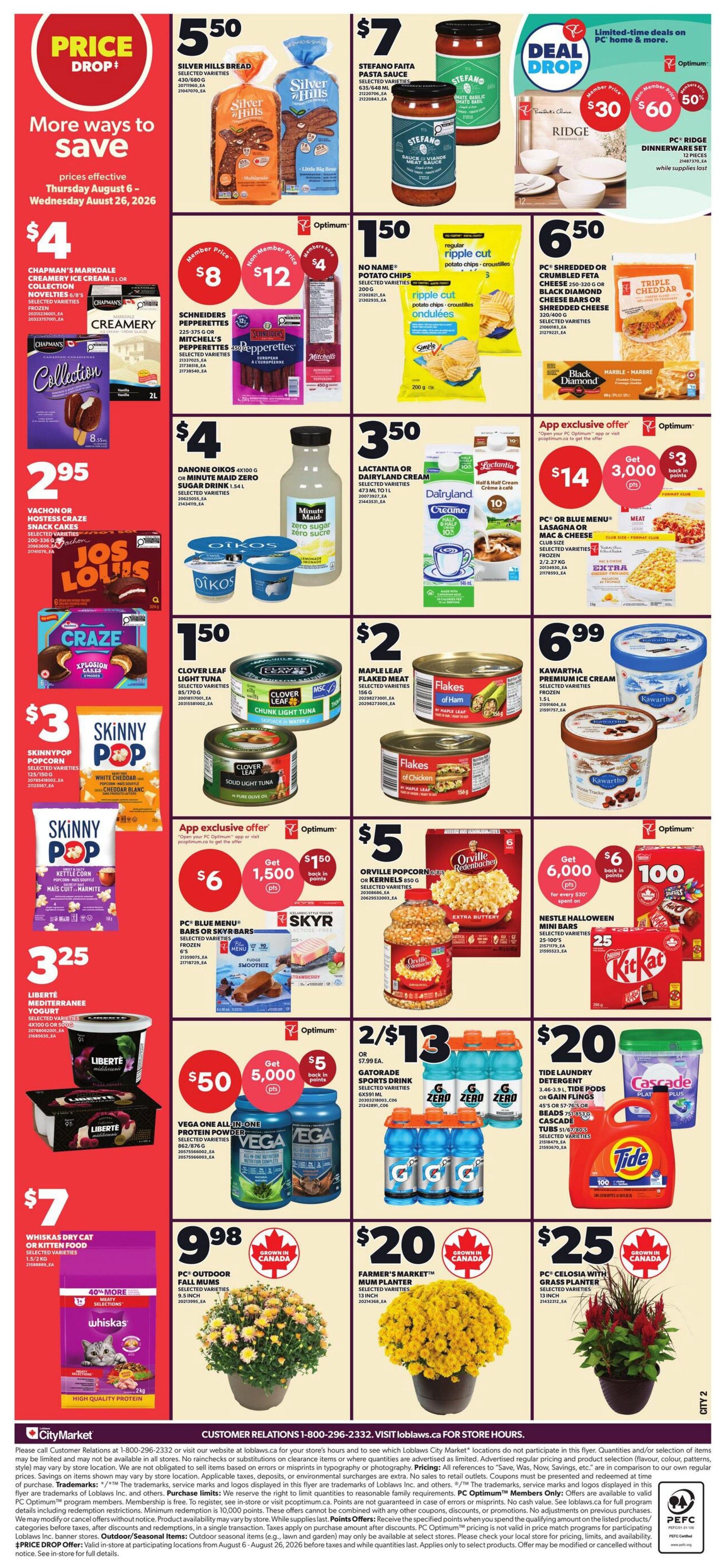 Loblaws City Market (West) Flyer August 20 to 26