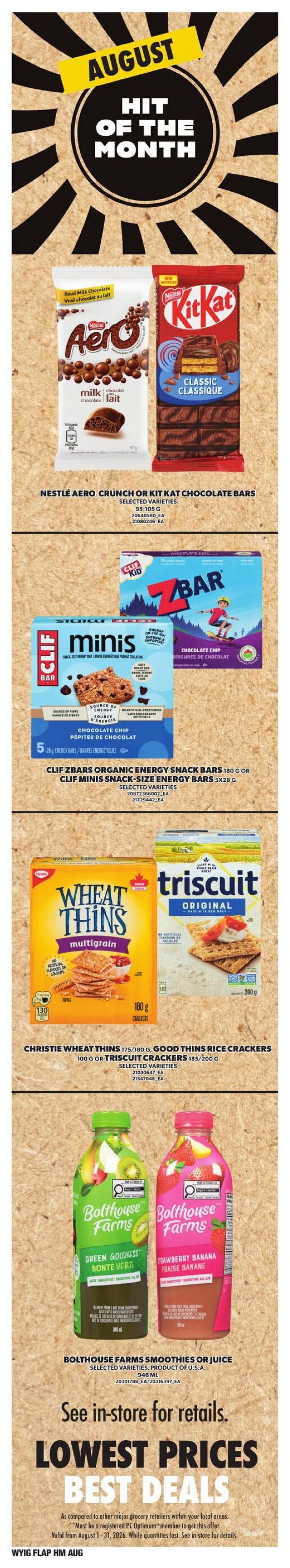 Loblaws City Market (West) Flyer August 20 to 26