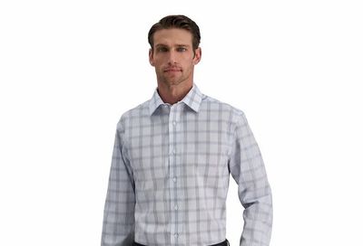 Walmart: Tailored Flex™ By Haggar® Men'S Comfort Dress Shirt - $6