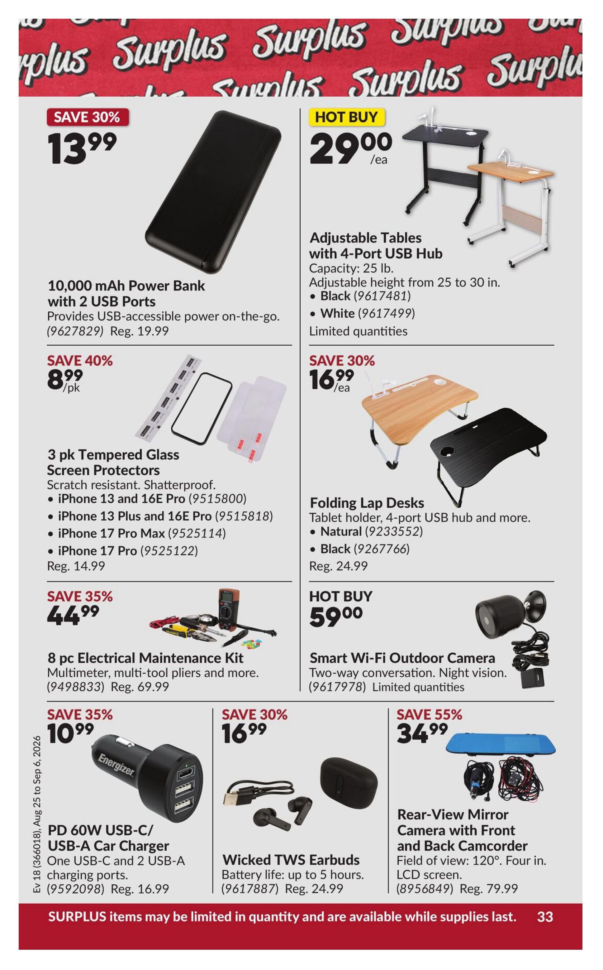 Princess Auto Flyer August 25 to September 6
