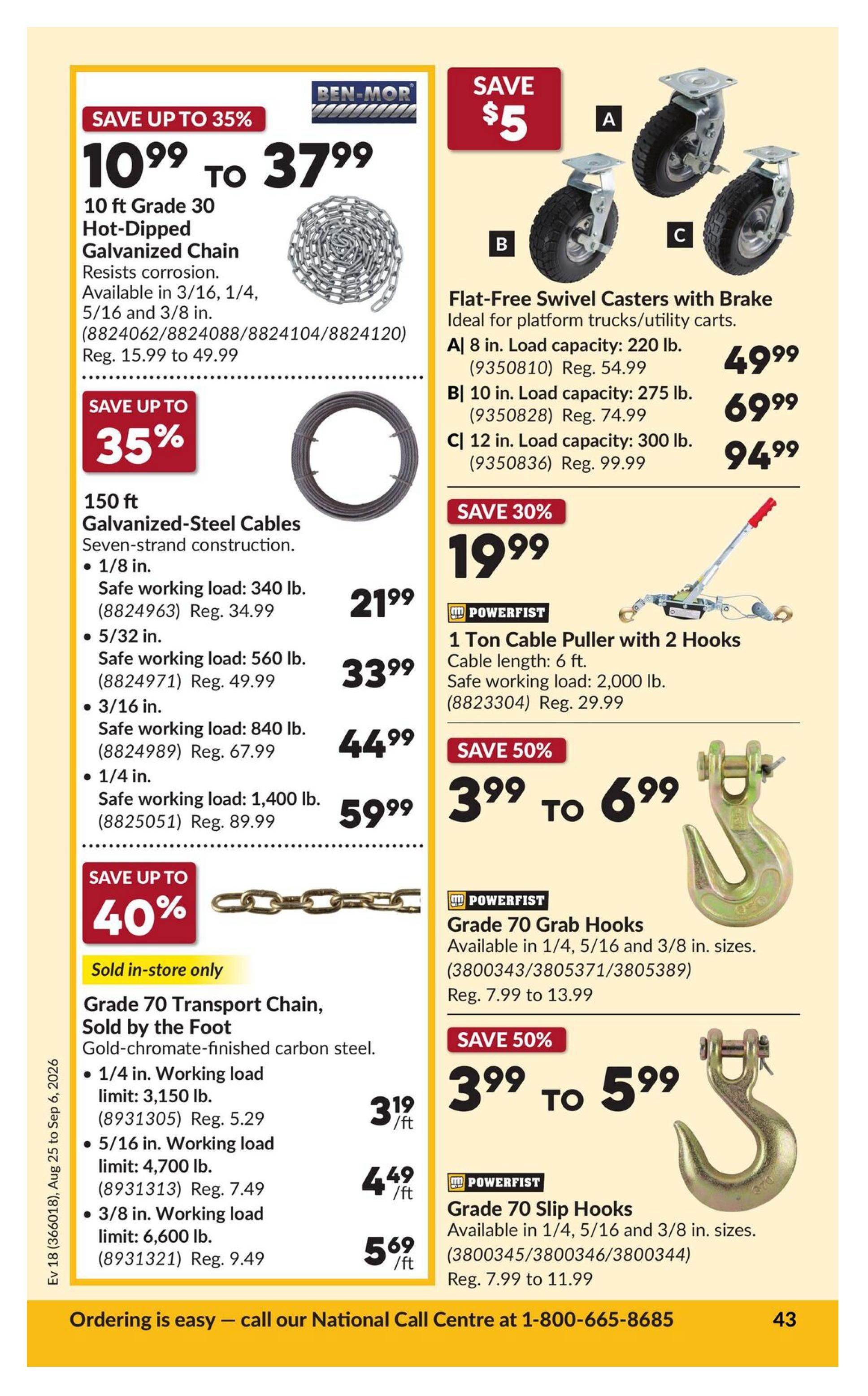 Princess Auto Flyer August 25 to September 6