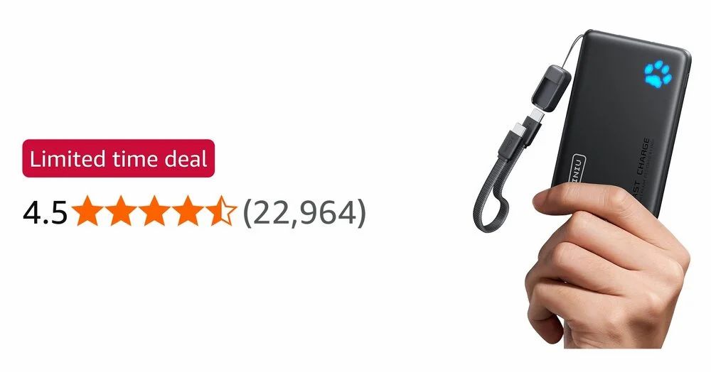 Amazon.com: INIU 45W Fast Charging Power Bank, Black Amazon.com: INIU 45W Fast Charging Power Bank, Black