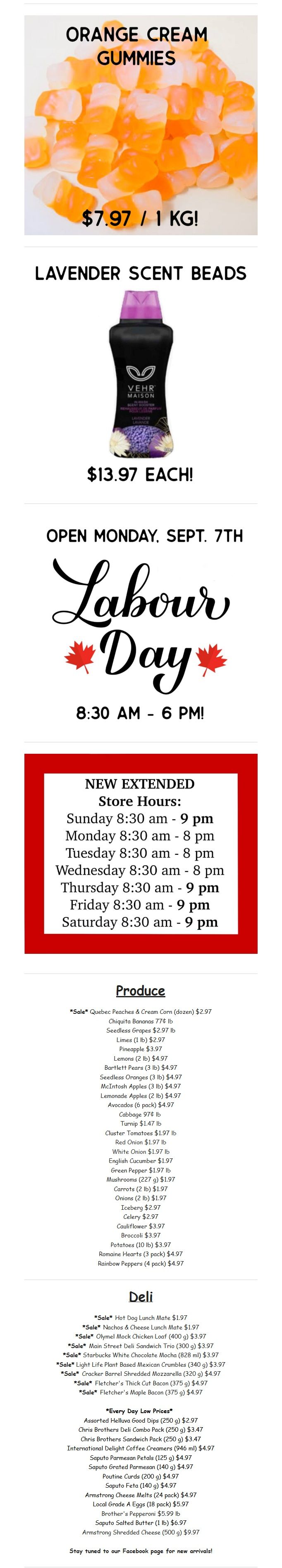 Gateway Meat Market Flyer August 20 to 26