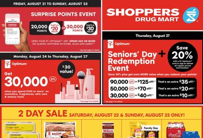 Shoppers Drug Mart (ON) Flyer August 22 to 27