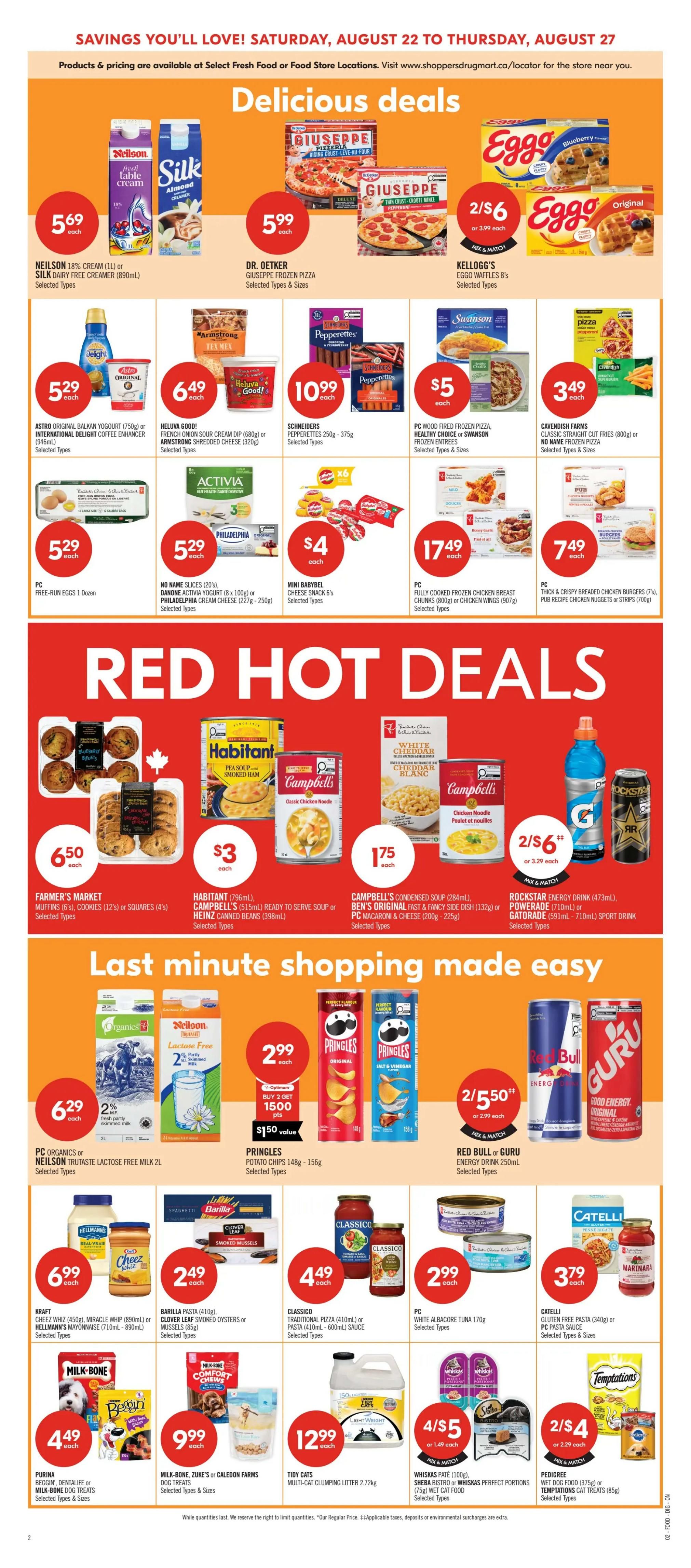 Shoppers Drug Mart (ON) Flyer August 22 to 27