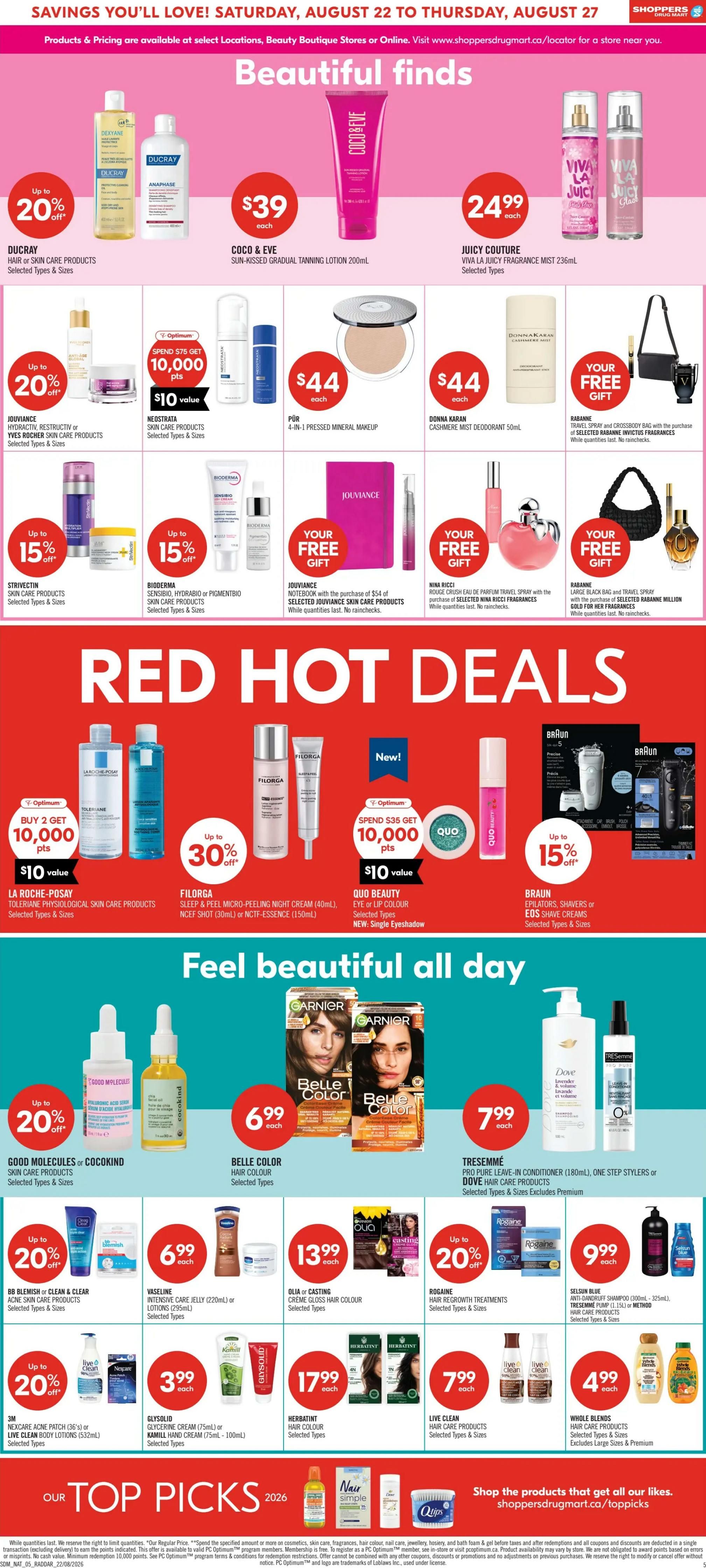 Shoppers Drug Mart (Atlantic) Flyer August 22 to 27