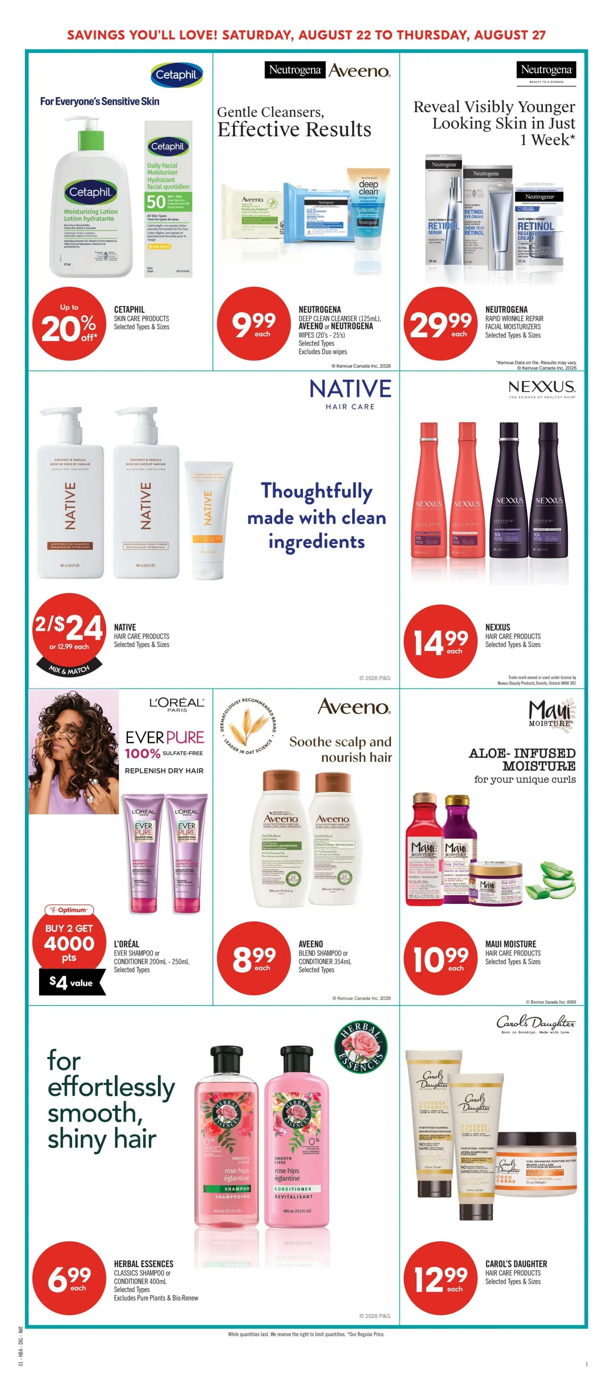 Shoppers Drug Mart (Atlantic) Flyer August 22 to 27
