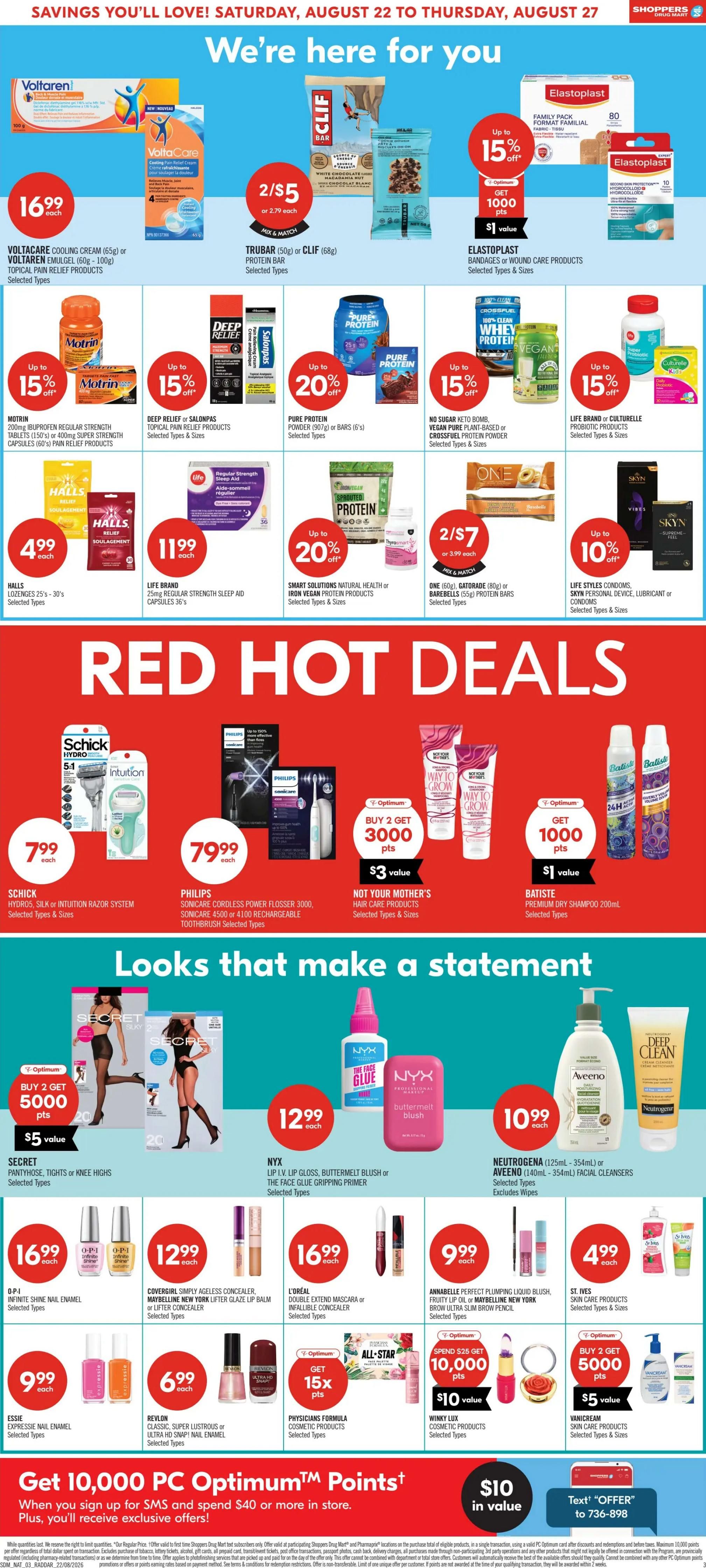 Shoppers Drug Mart (Atlantic) Flyer August 22 to 27