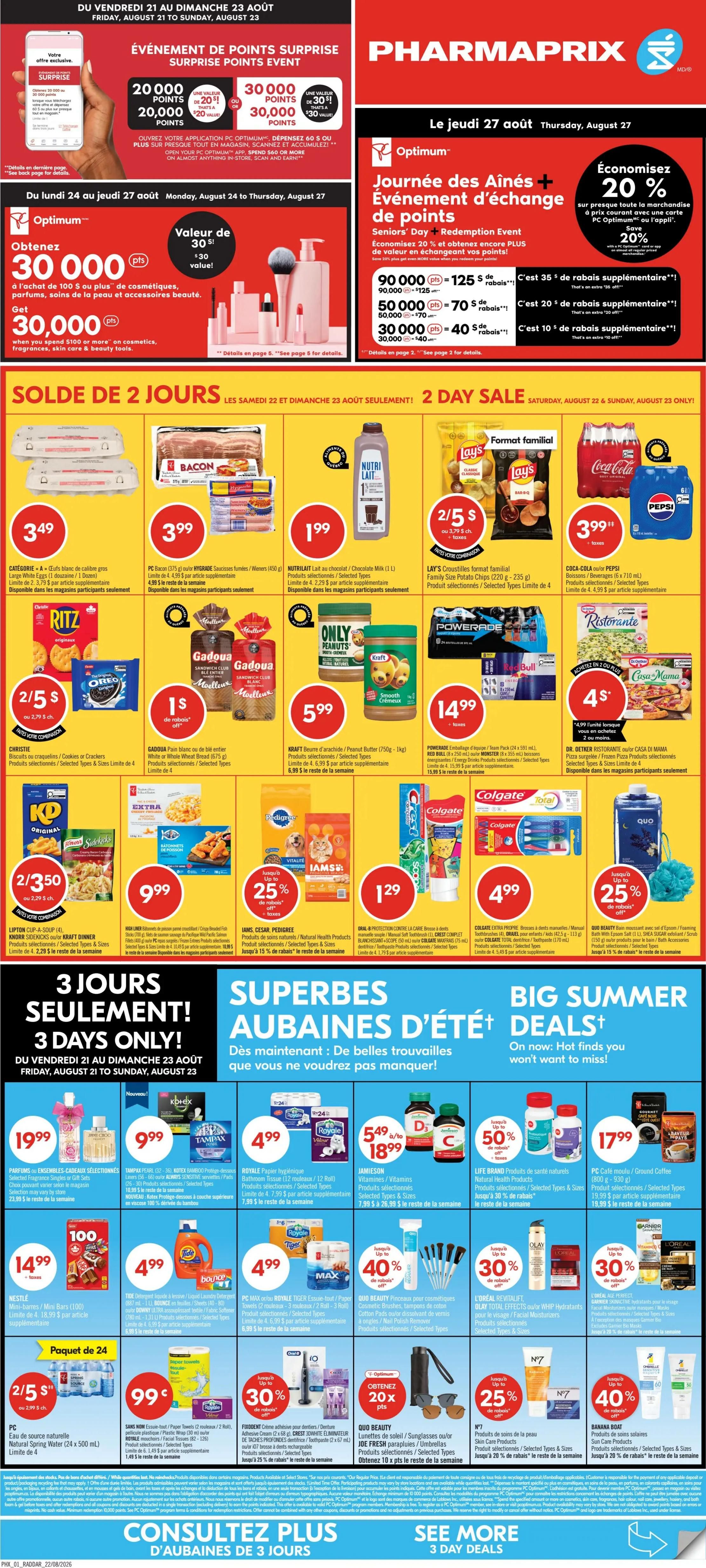 Pharmaprix Flyer August 22 to 27