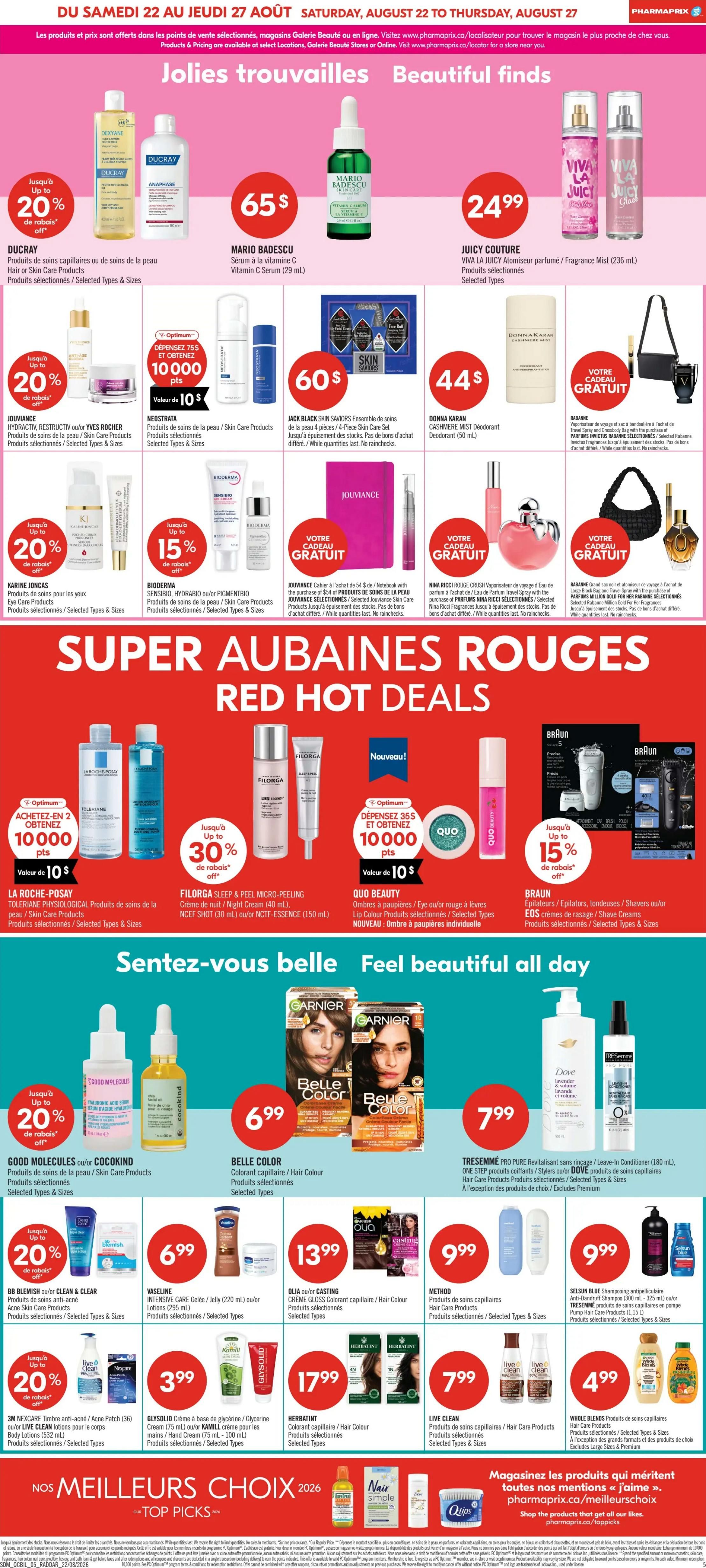 Pharmaprix Flyer August 22 to 27