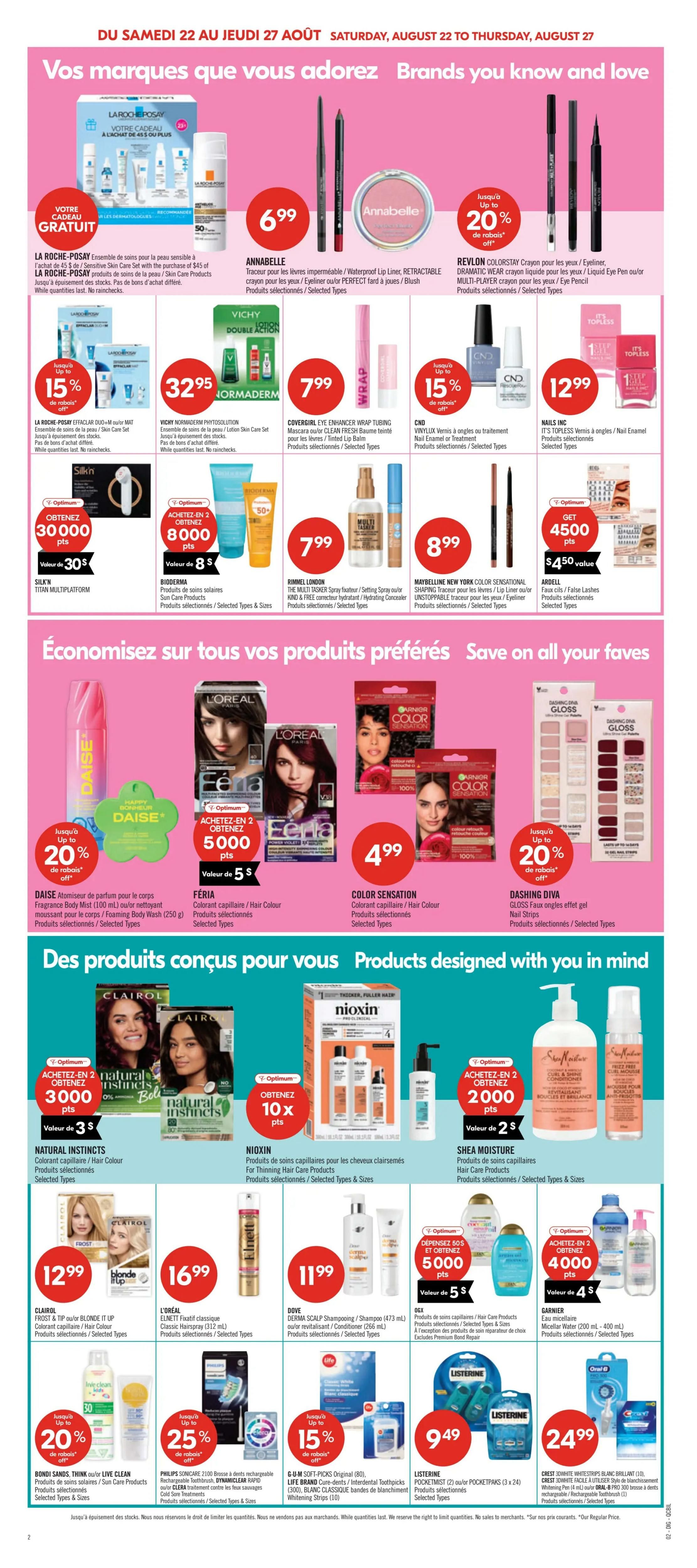 Pharmaprix Flyer August 22 to 27