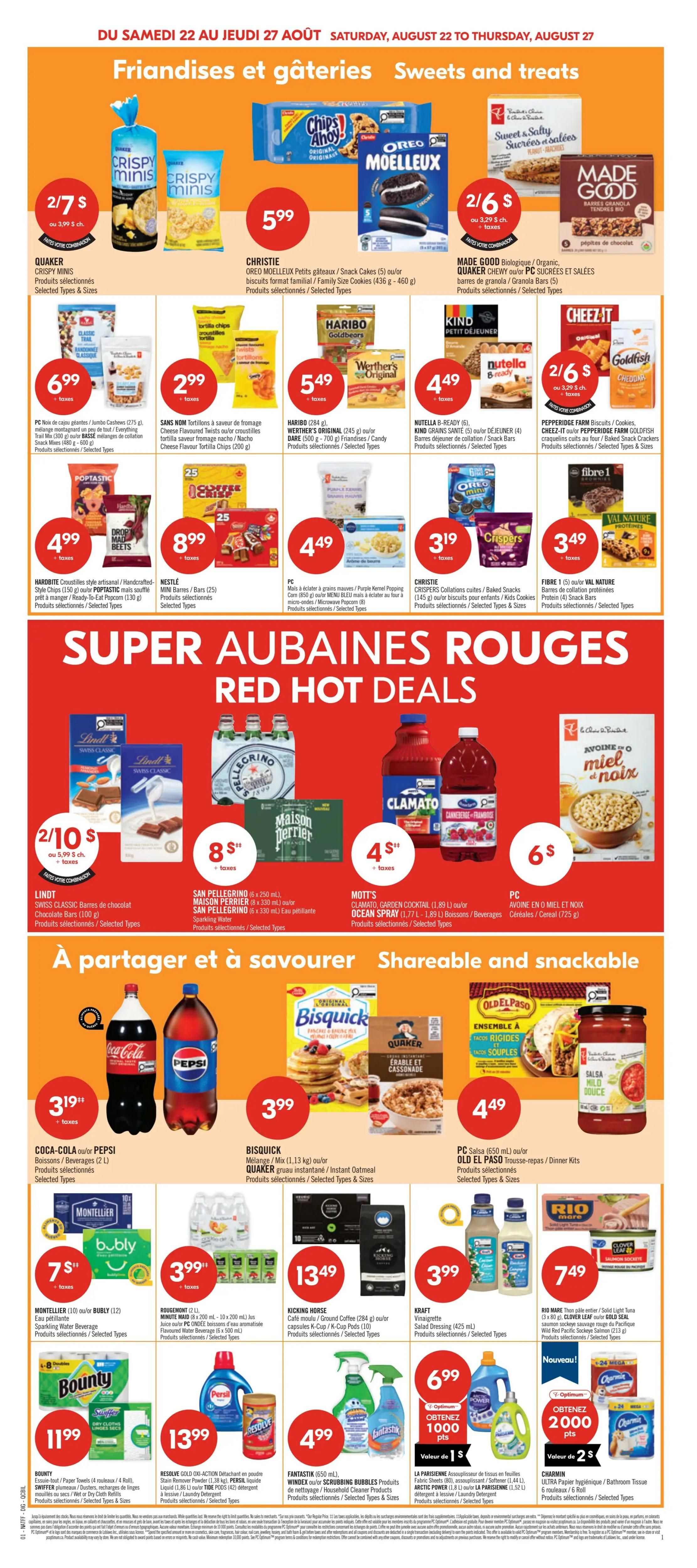 Pharmaprix Flyer August 22 to 27