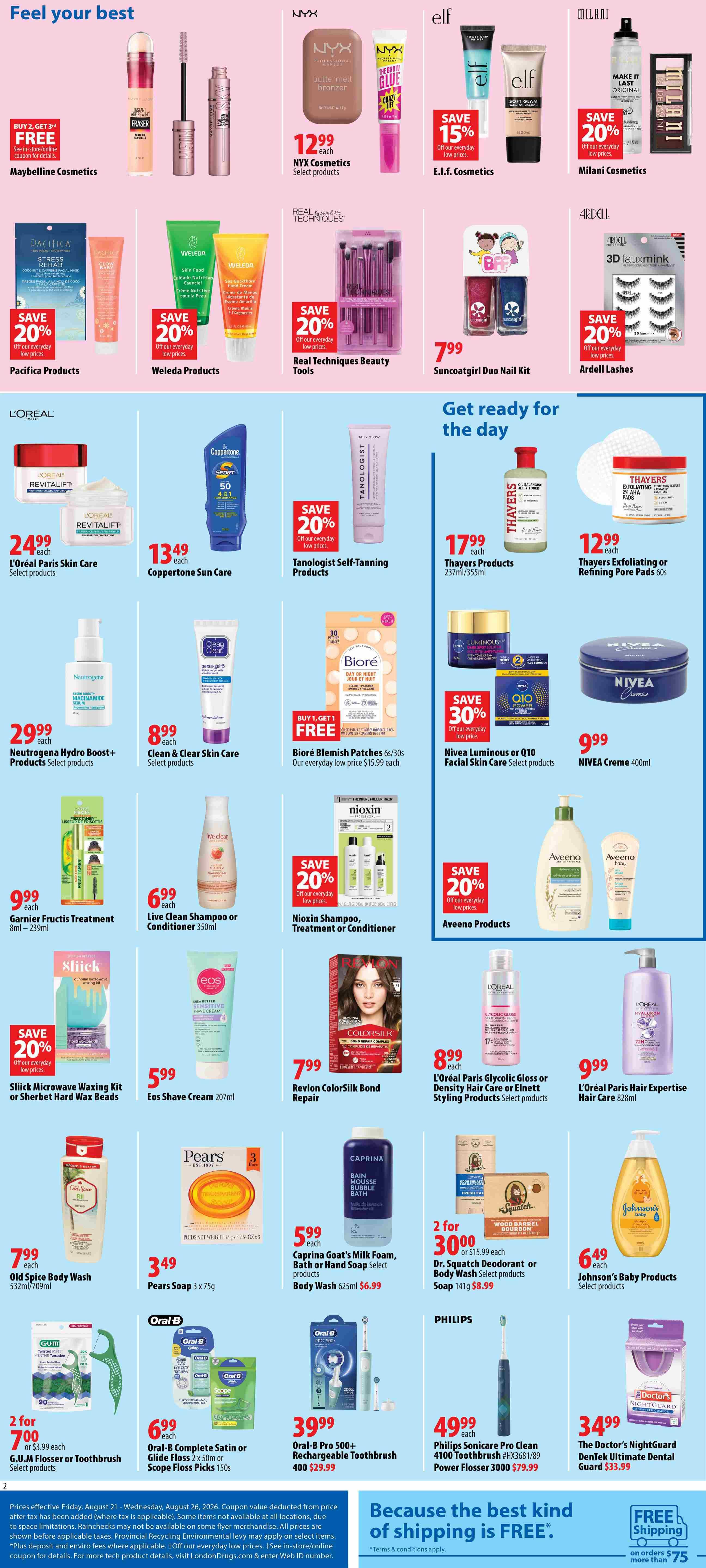 London Drugs Weekly Flyer August 21 to 26
