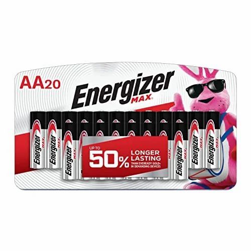 Amazon.ca: Energizer AA Batteries, Max Double A Battery Alkaline, 20 Count $12.48 Amazon.ca: Energizer AA Batteries, Max Double A Battery Alkaline, 20 Count $12.48