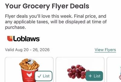 Loblaws 30 wings and wedges $6.00 with PCO App