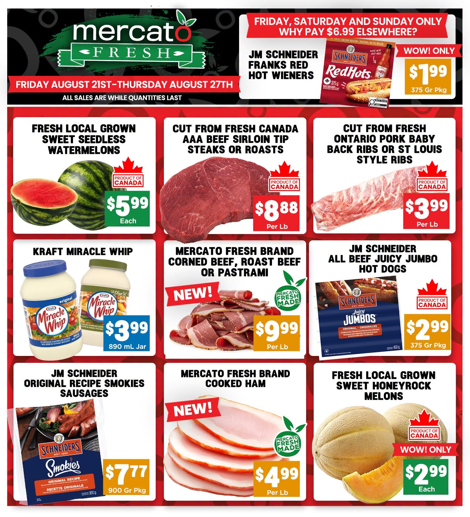 Mercato Fresh Flyer August 21 to 27