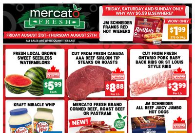 Mercato Fresh Flyer August 21 to 27