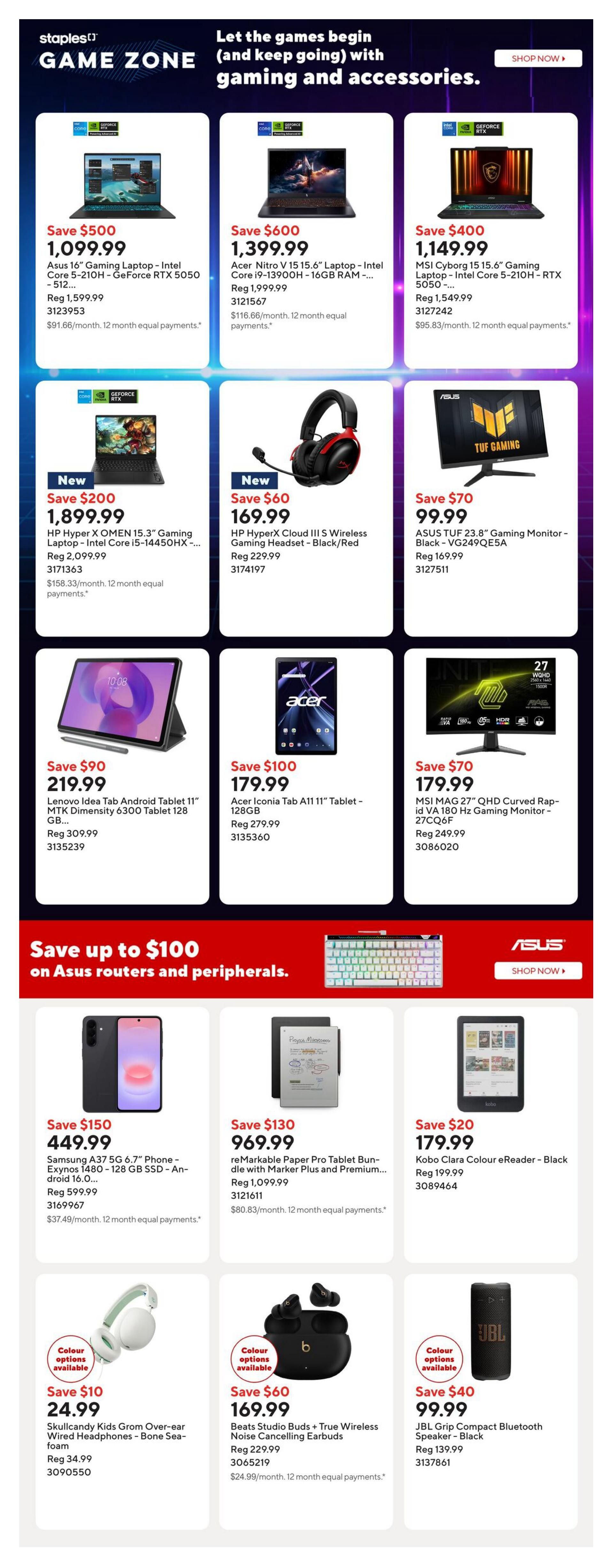 Staples Flyer August 21 to 27