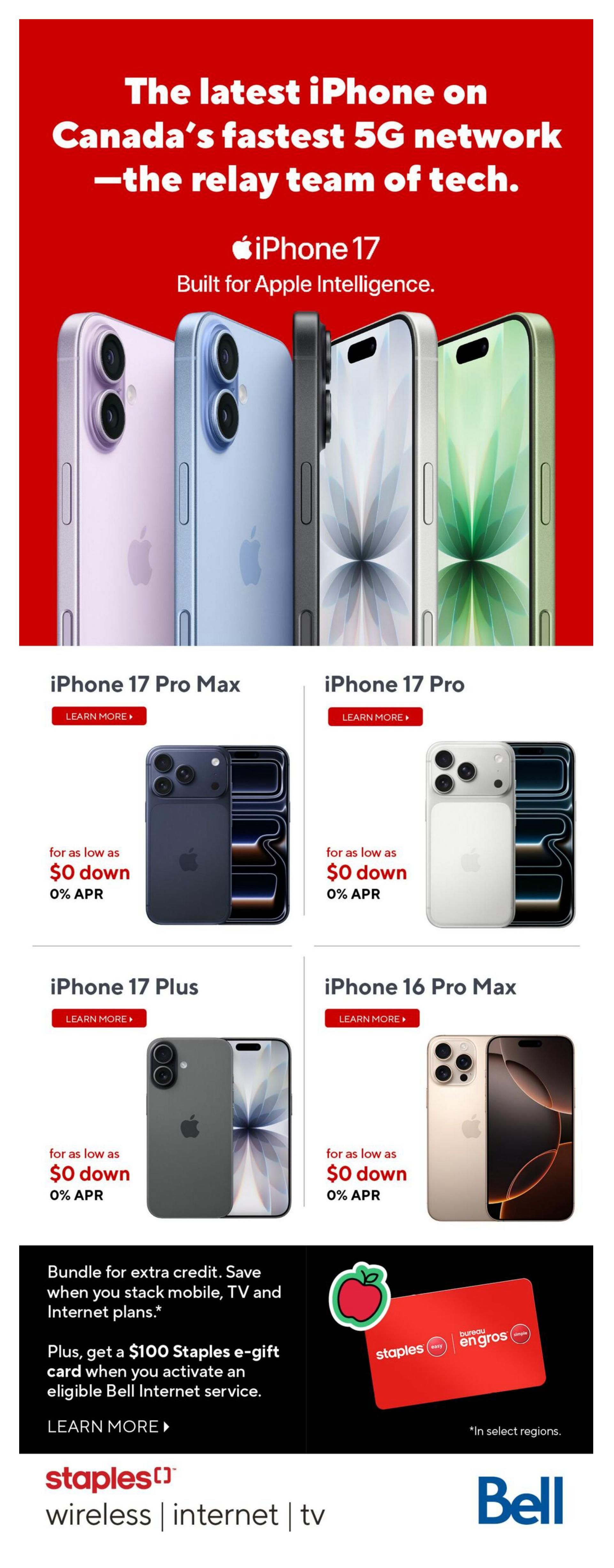 Staples Flyer August 21 to 27