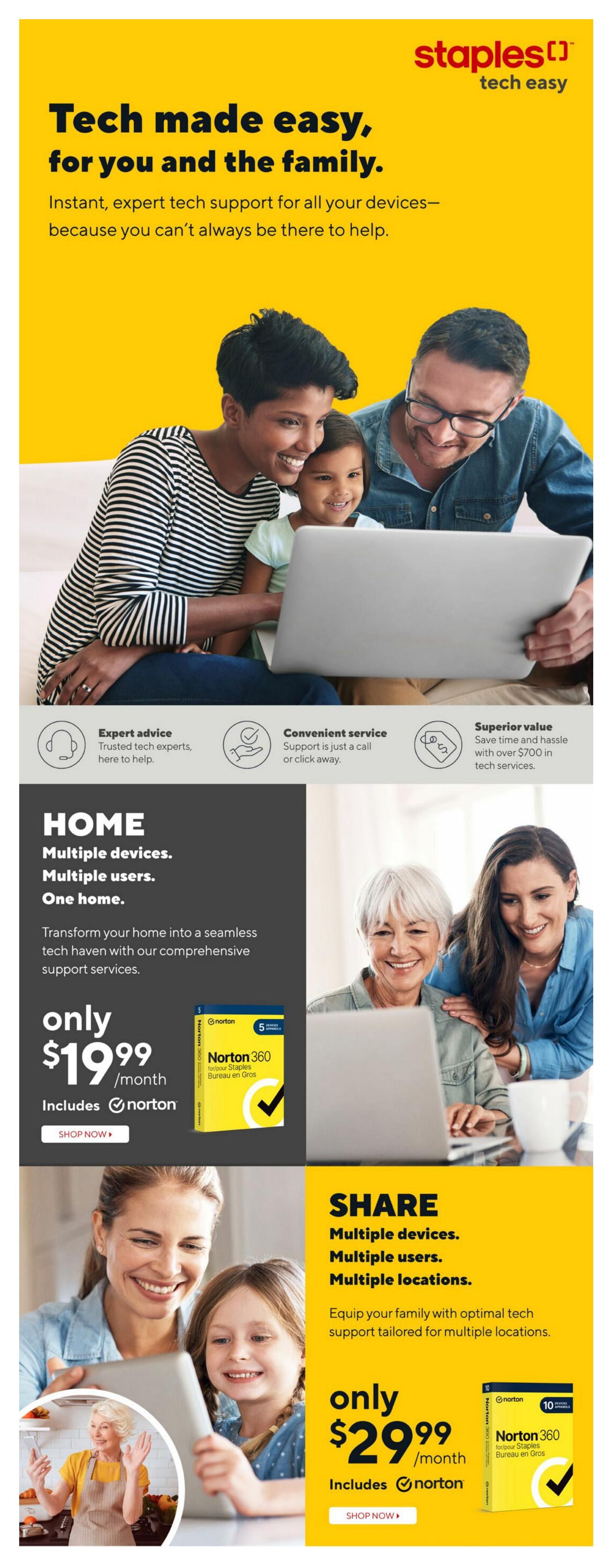 Staples Flyer August 21 to 27