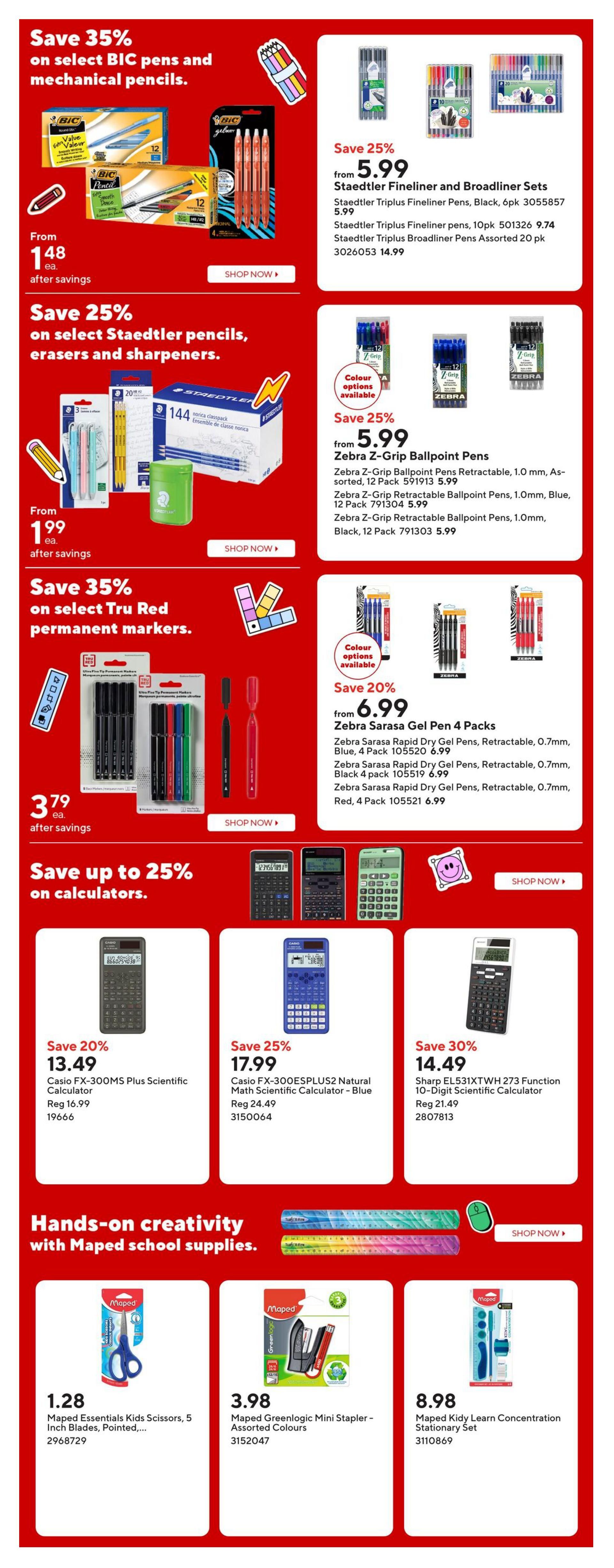 Staples Flyer August 21 to 27