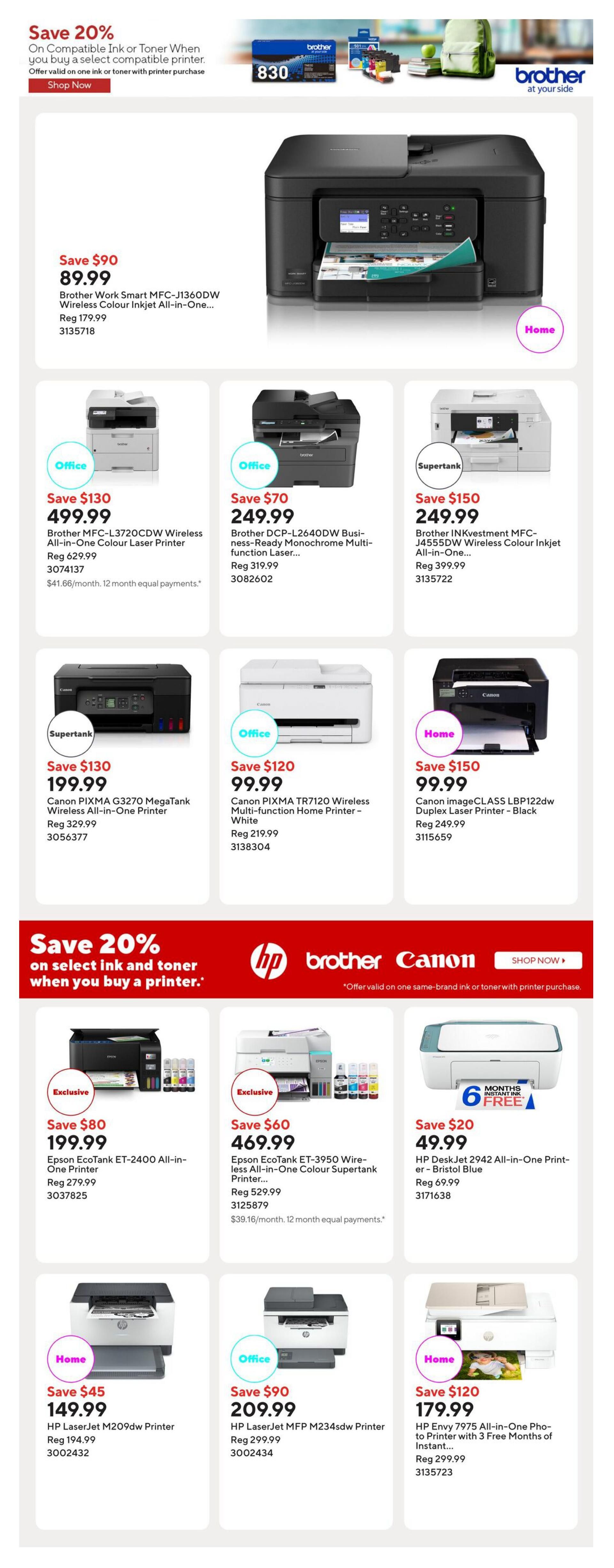 Staples Flyer August 21 to 27