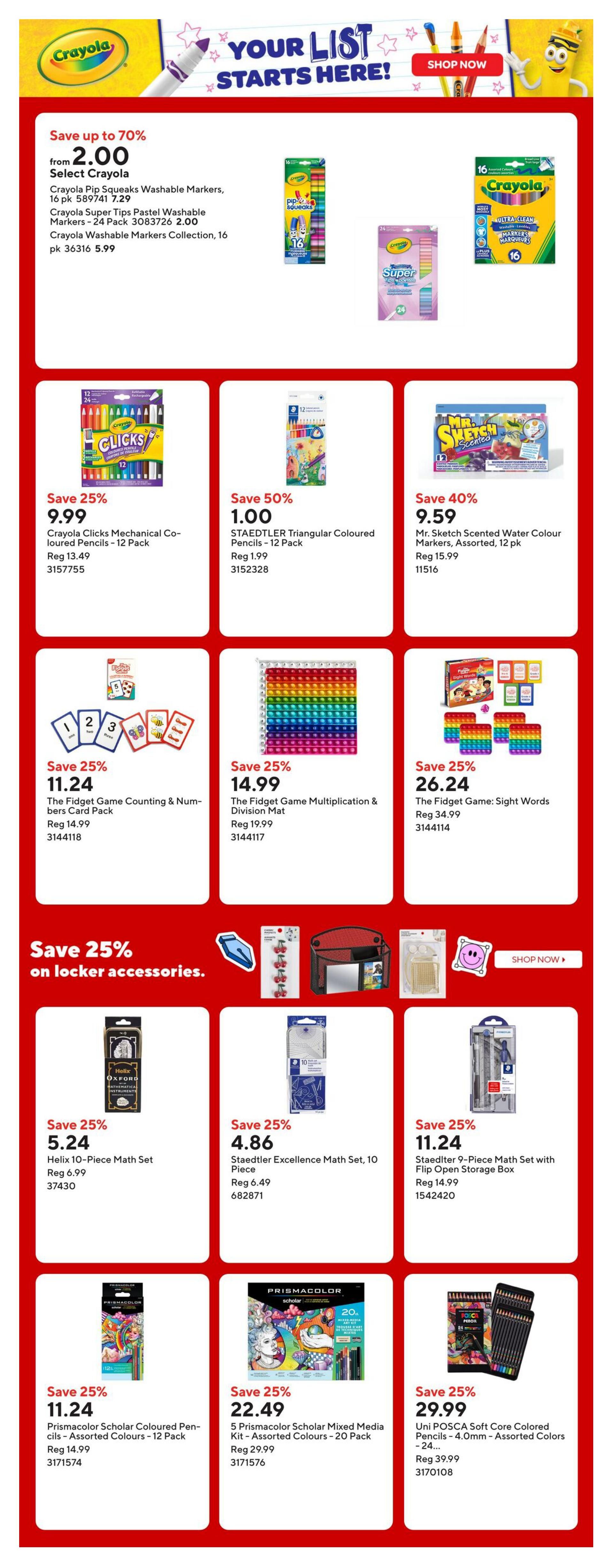 Staples Flyer August 21 to 27