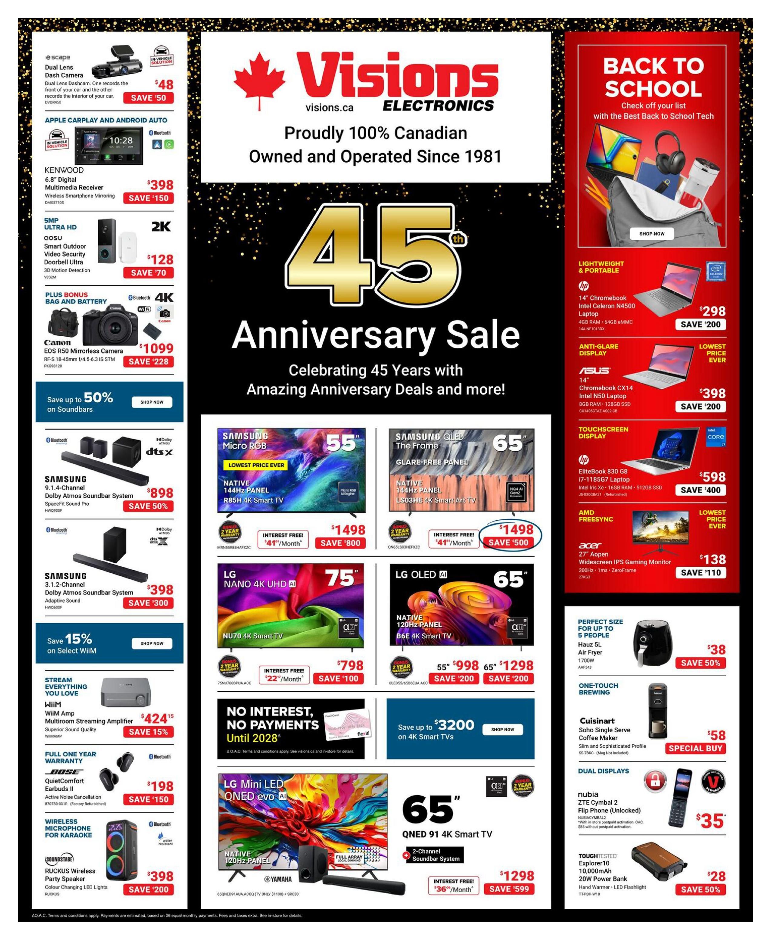 Visions Electronics Flyer August 21 to 27