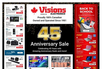 Visions Electronics Flyer August 21 to 27