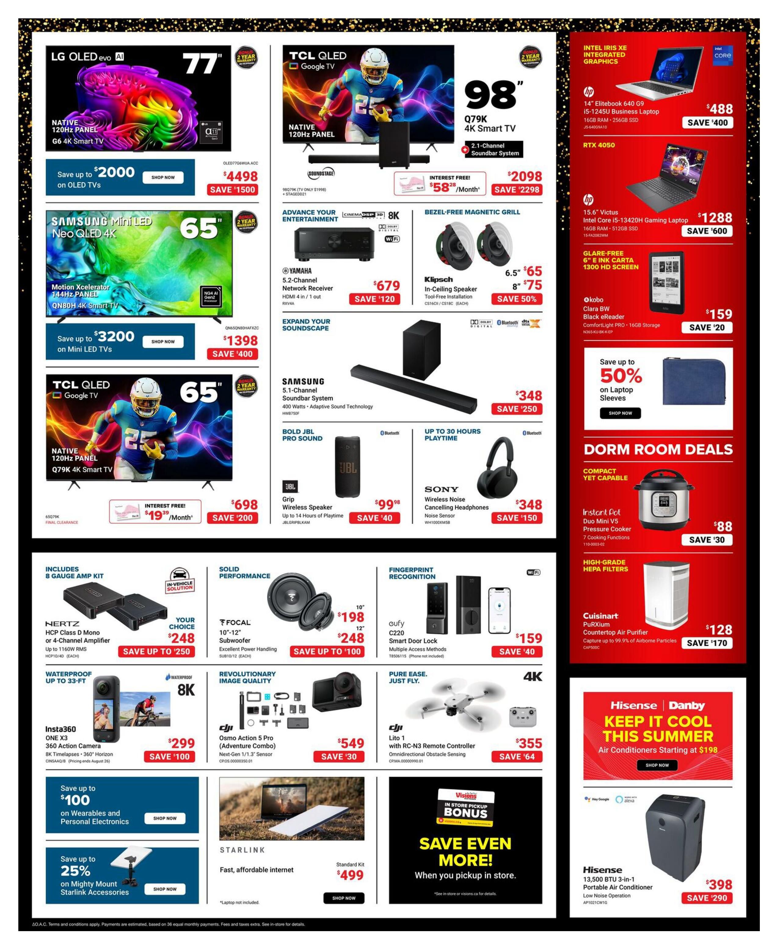 Visions Electronics Flyer August 21 to 27