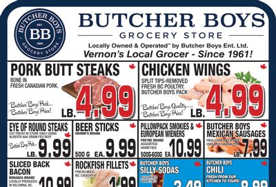 Butcher Boys Grocery Store Flyer August 21 to 27